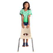 16" Stack Chair with Ball Glides - Sand