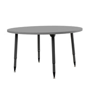 Adapte 48" Round Thermofused Activity Table with Adjustable Tapered Legs - North Sea/North Sea