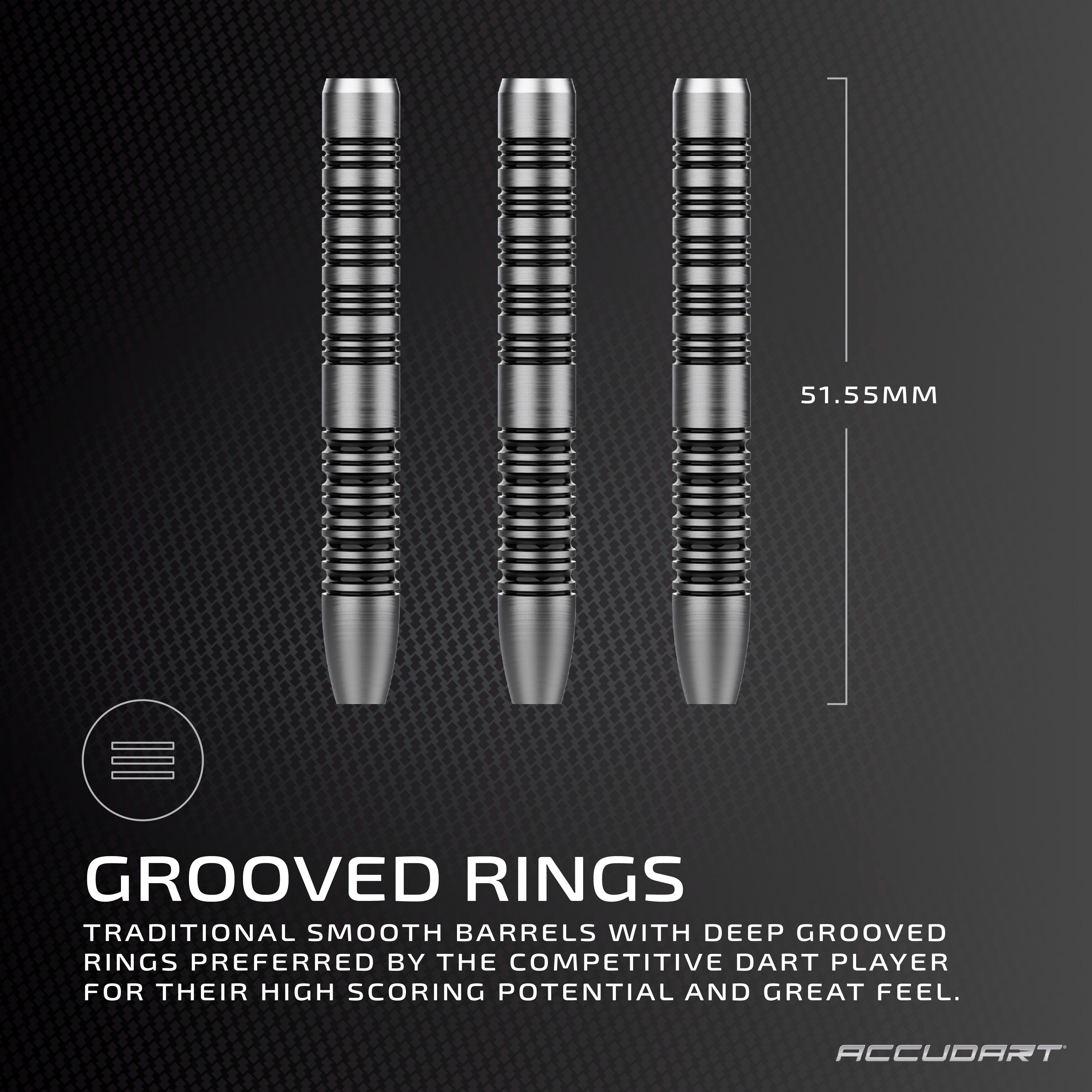 Accudart Steel Tip Dart Set 7.2