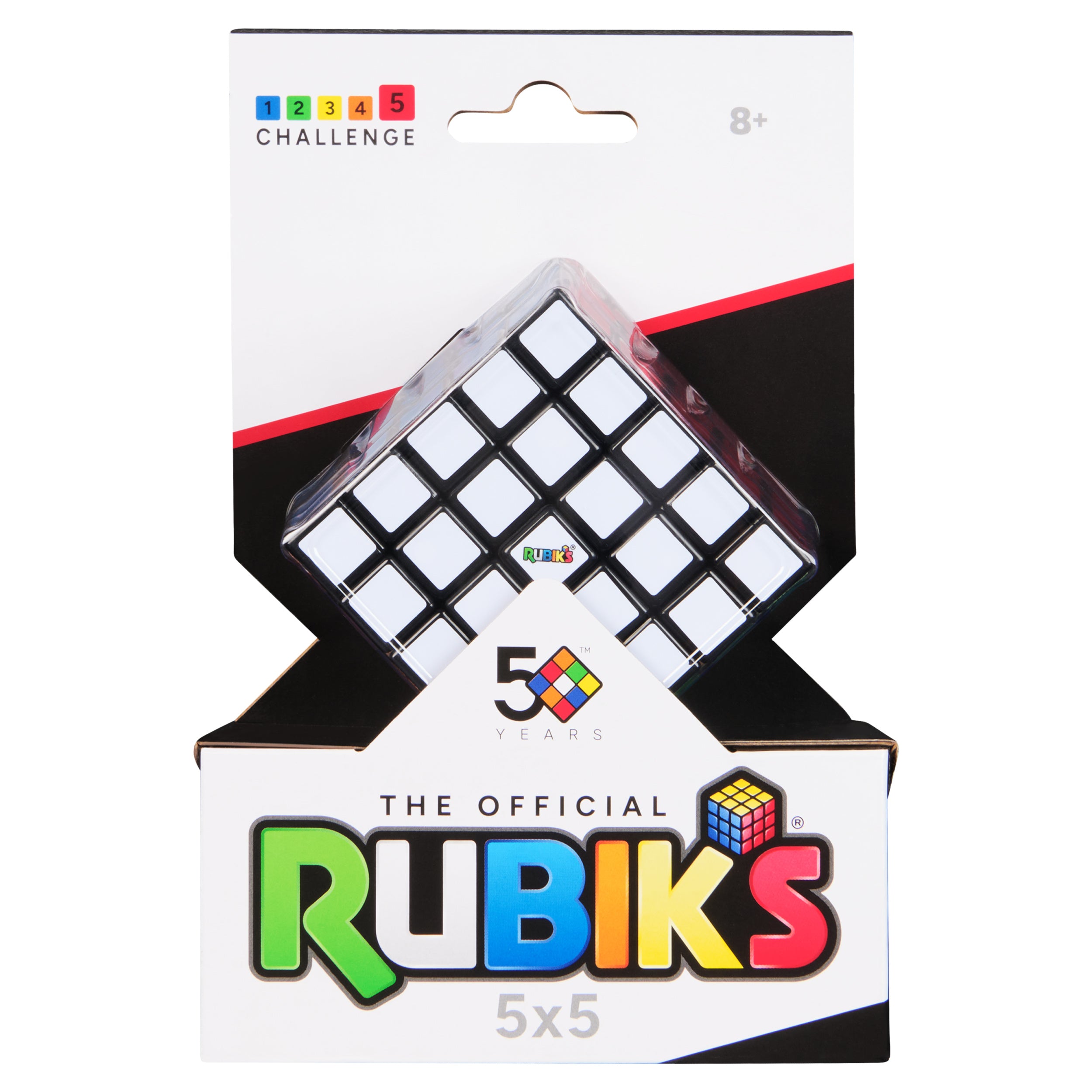 Rubik’s Professor, 5x5 Cube Color-Matching Puzzle Highly Complex Challenging Problem-Solving Brain Teaser Fidget Toy, for Adults & Kids Ages 8 and up