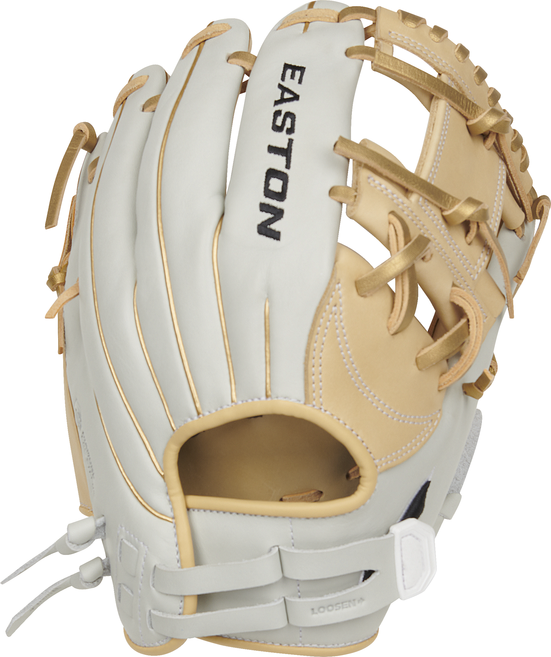 Easton Elite Series Morgan Stuart 11.5-Inch Softball Glove - Right Hand Thrower - Camel/White