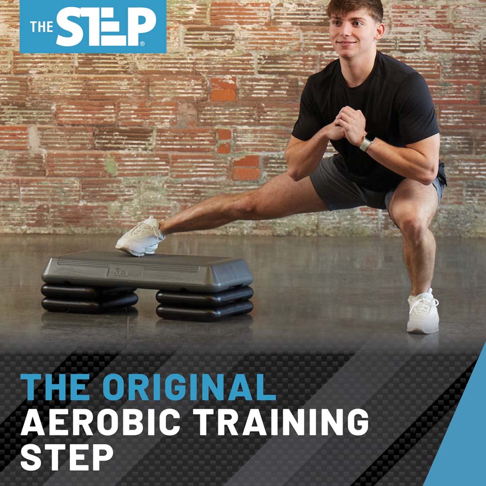 The Circuit Step w/ (4 Risers) - Grey /Black