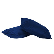 12" x 20" Rectangle Lumbar Microfiber Pillow with Piping, 2-Piece - Eclipse