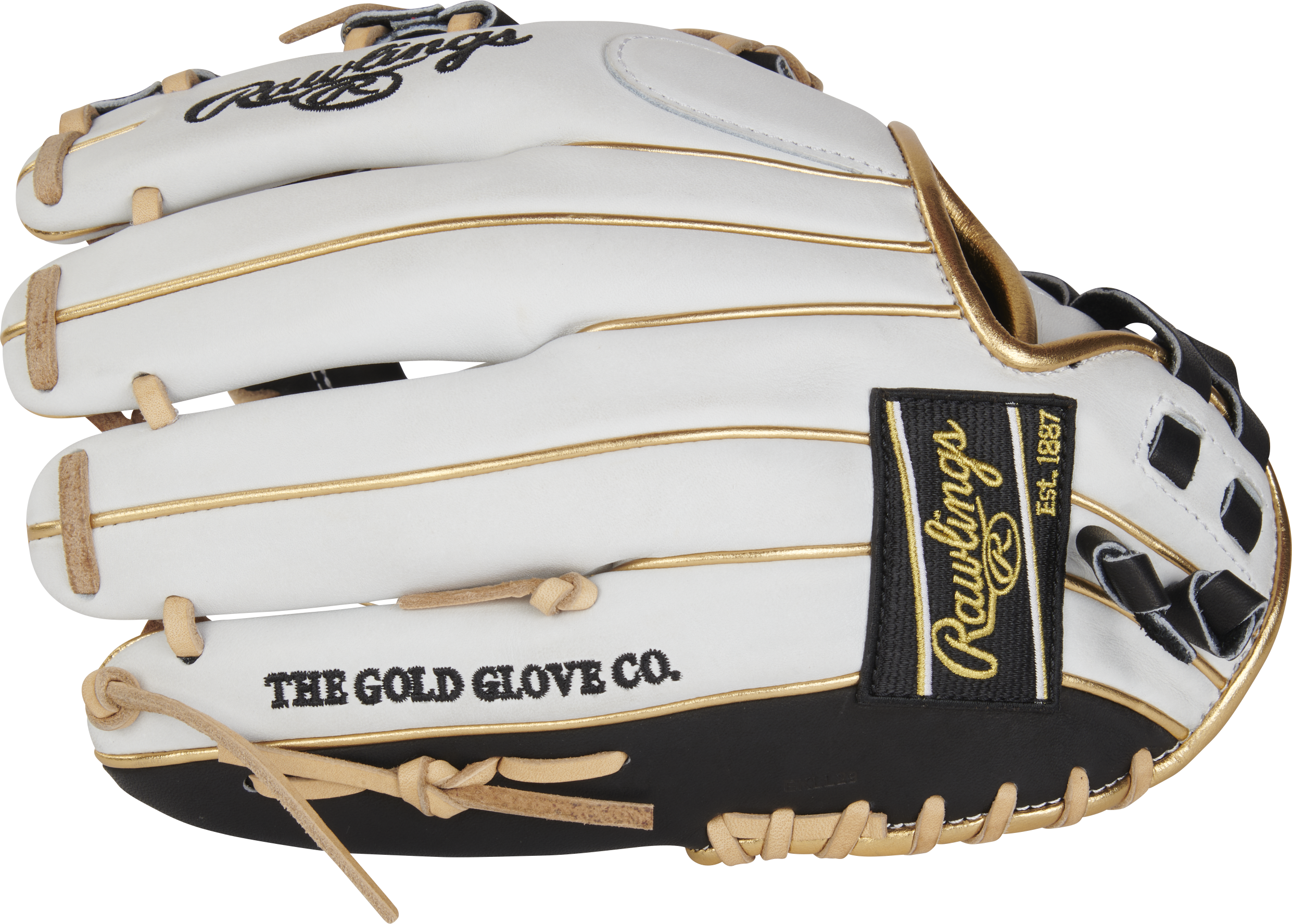 Rawlings Heart Of The Hide Series 12-Inch Softball Glove - Right Hand Thrower - White