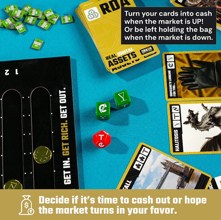 Spin Master Games, SolidRoots Crash, The Crypto Currency Family Strategy Game from the Makers of Mind The Gap, Family Games for Game Night, Ages 14+