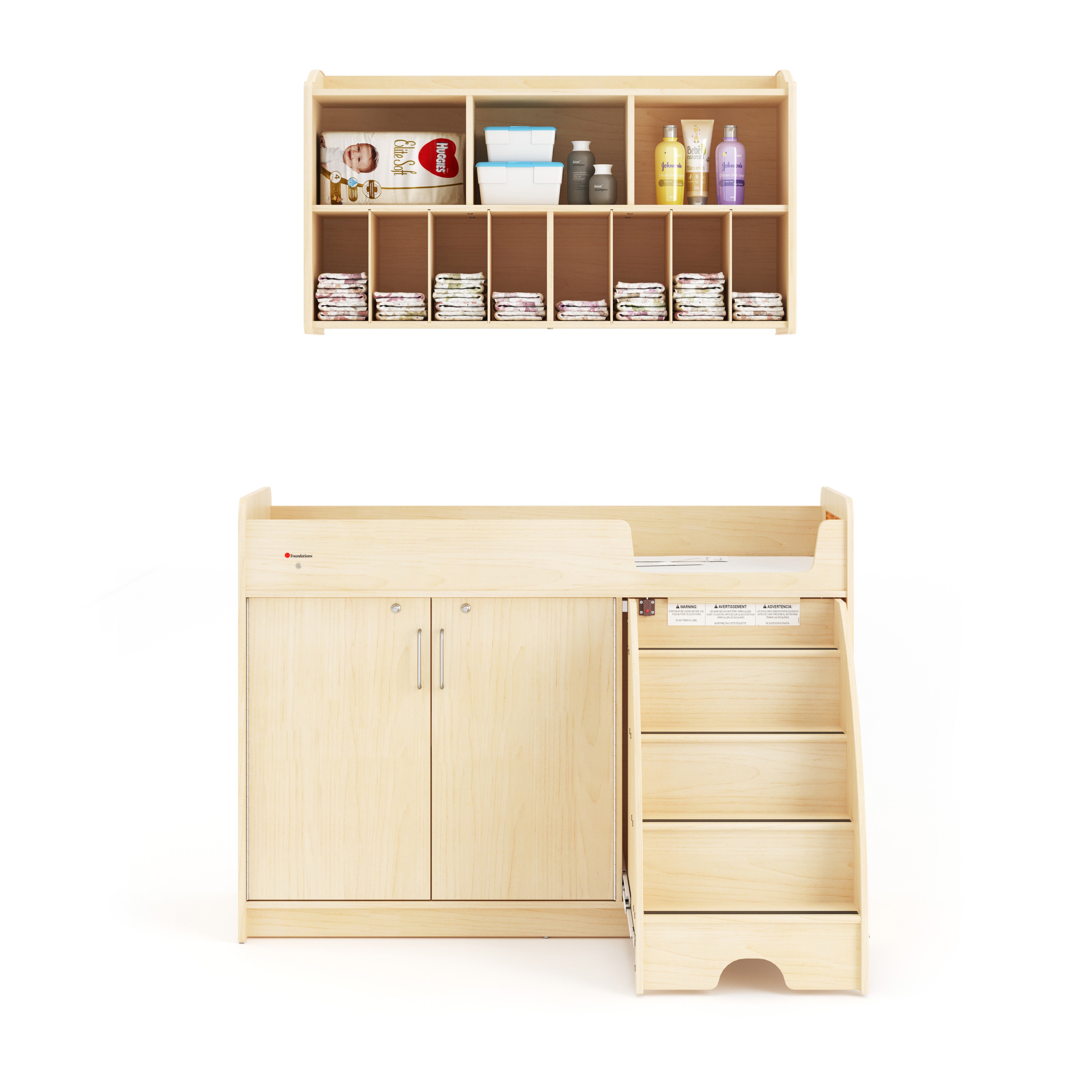 SafeStep Changing Table Right Stairs