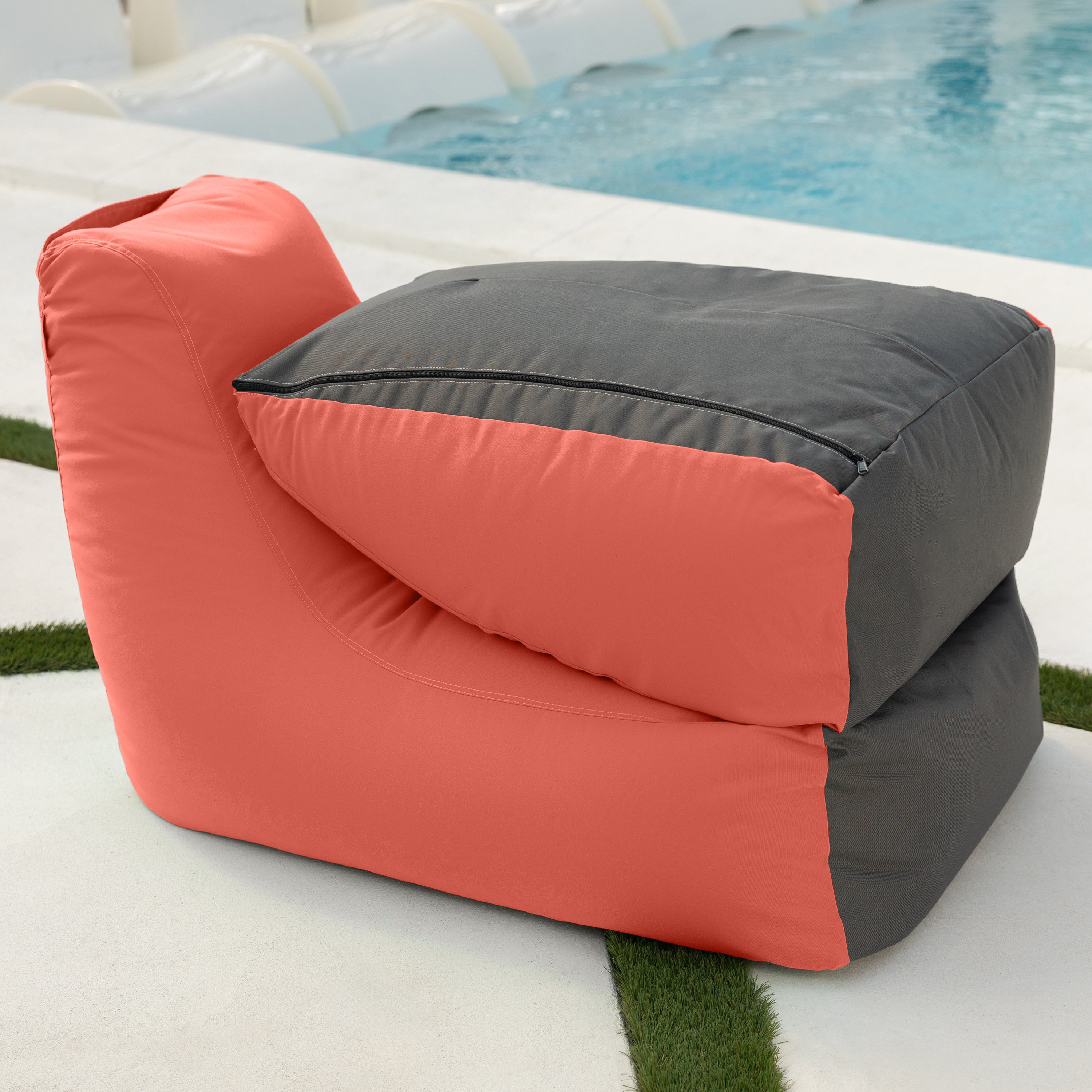 Jaxx Prado Outdoor Chaise Lounge, Flamingo