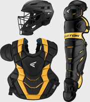 Easton Elite X Adult Catchers Box Set - Black/Light Gold
