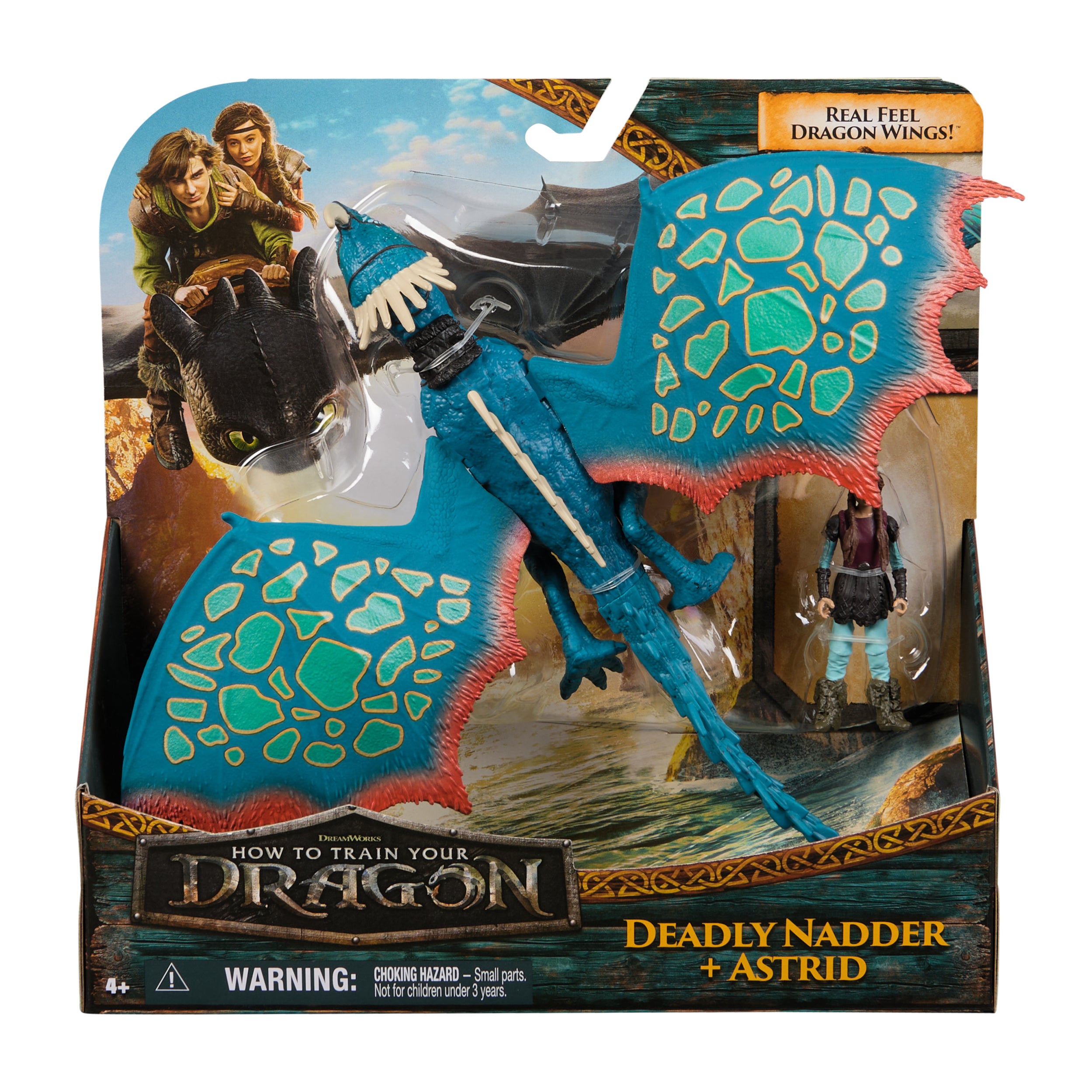 Dreamworks Dragons, Dragon and Viking Action Figures, Kids Toys for Boys Ages 4 and up Styles May Vary