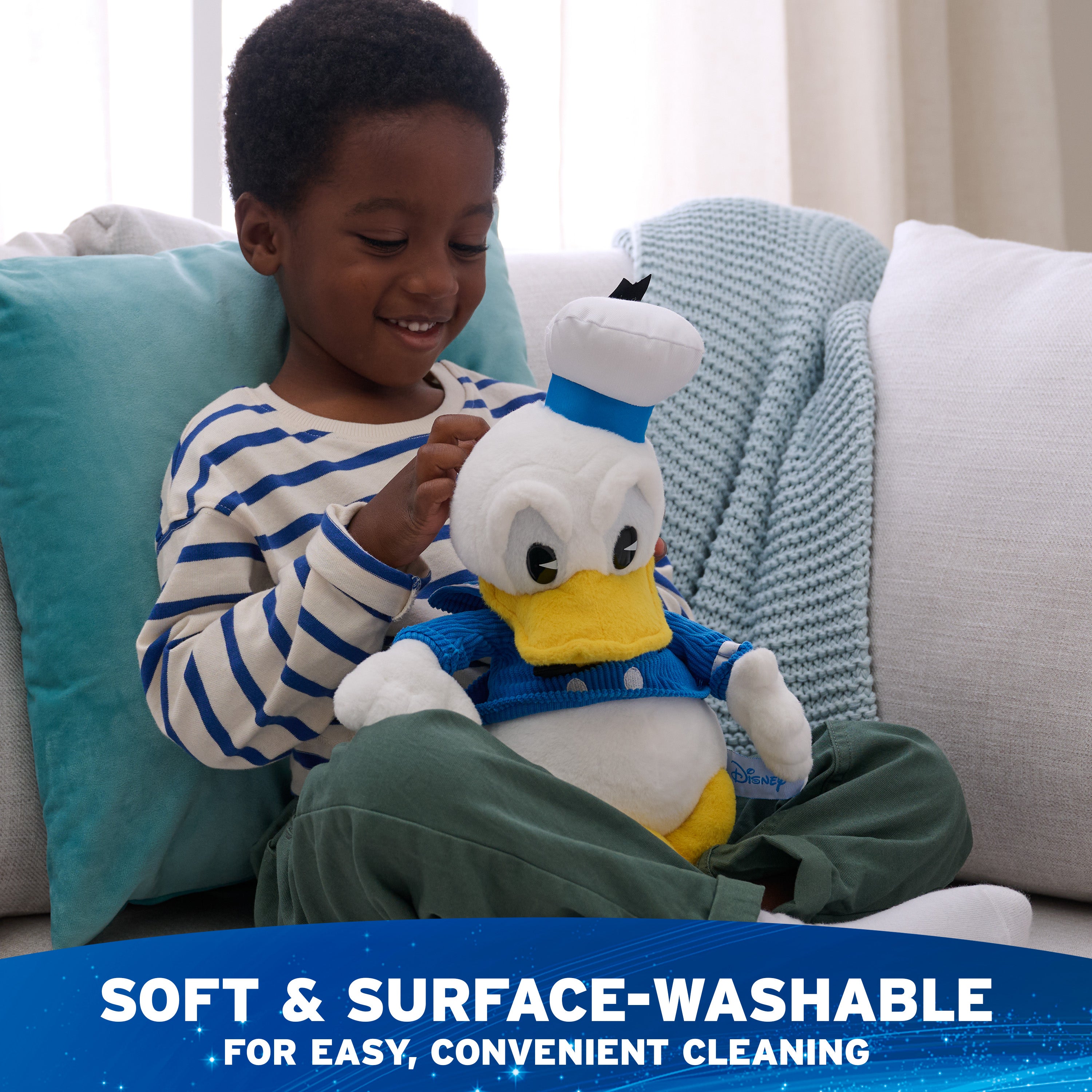 GUND Disney Official Donald Duck Classic Plush, Mickey and Friends, Deluxe Collector Stuffed Animal for Ages 1 and Up, Blue/White, 14”