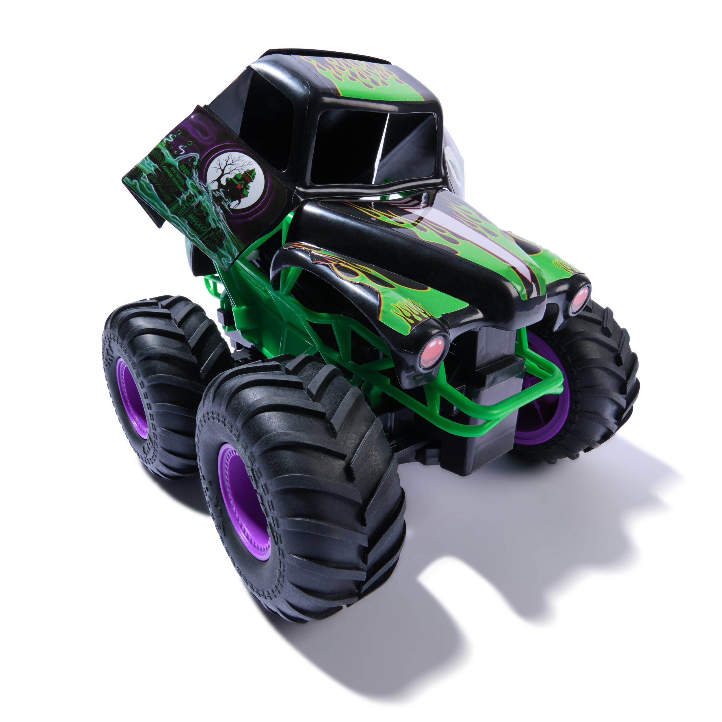 Monster Jam, Official Smash & Bash Grave Digger Remote Control Indoor & Outdoor Vehicle, 1:15 Scale Repairable Monster Truck, Kids Toys for Boy and Girls Ages 4 and up