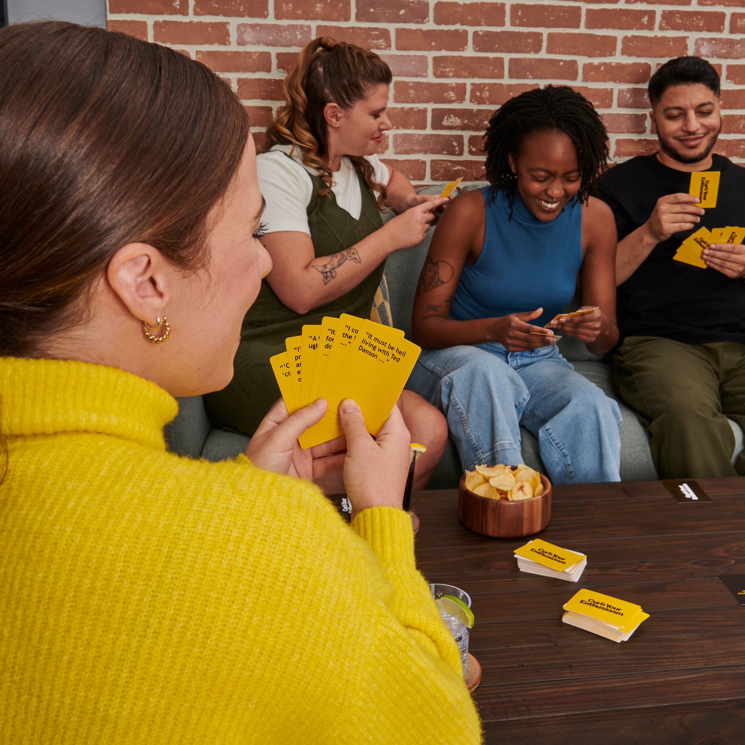 Curb Your Enthusiasm Hilarious Role-Playing Party Card Game, Ages 17 and Up