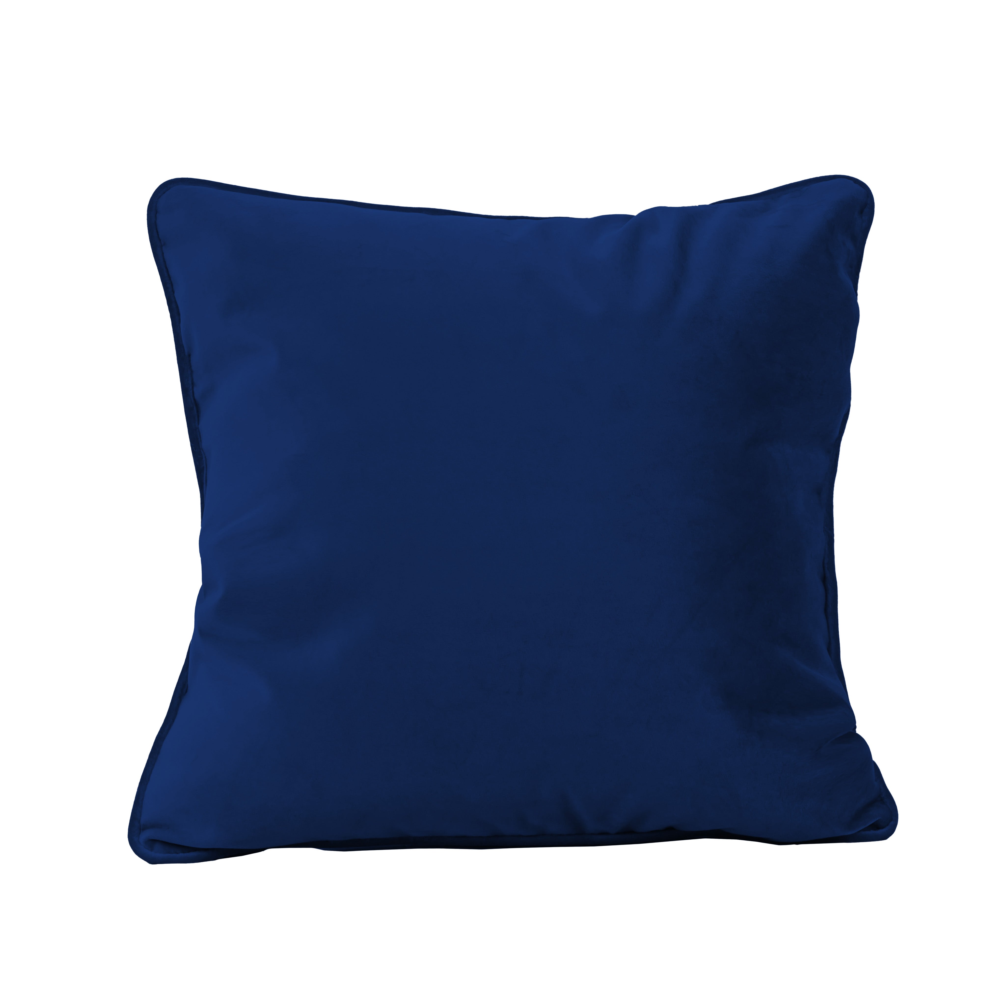 18" x 18" Square Microfiber Pillow with Piping, 2-Piece - Eclipse