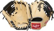 Rawlings Heart Of The Hide Series Training 9.5-Inch Baseball Glove - Right Hand Thrower - Camel/Black