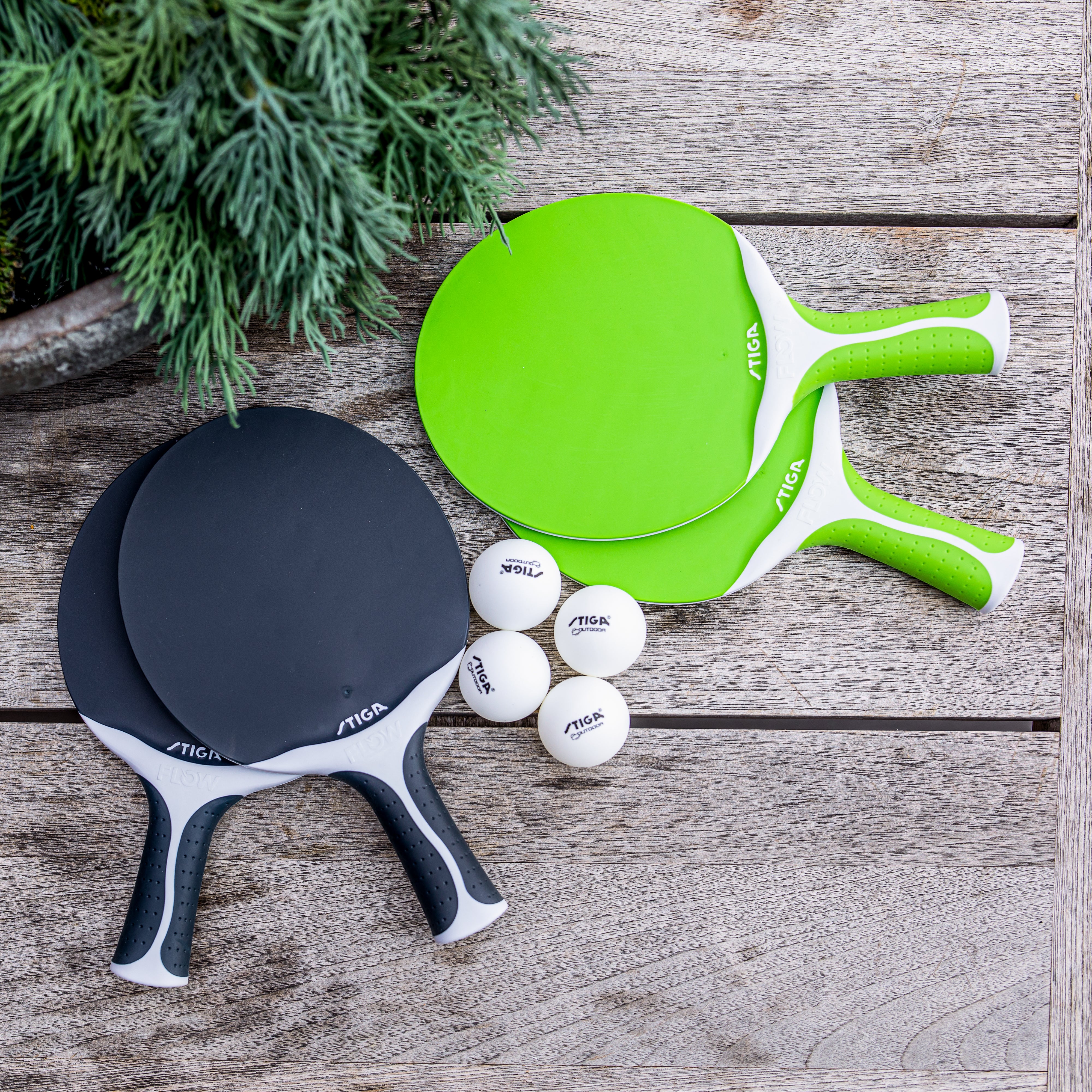 STIGA Flow Outdoor Racket - Green