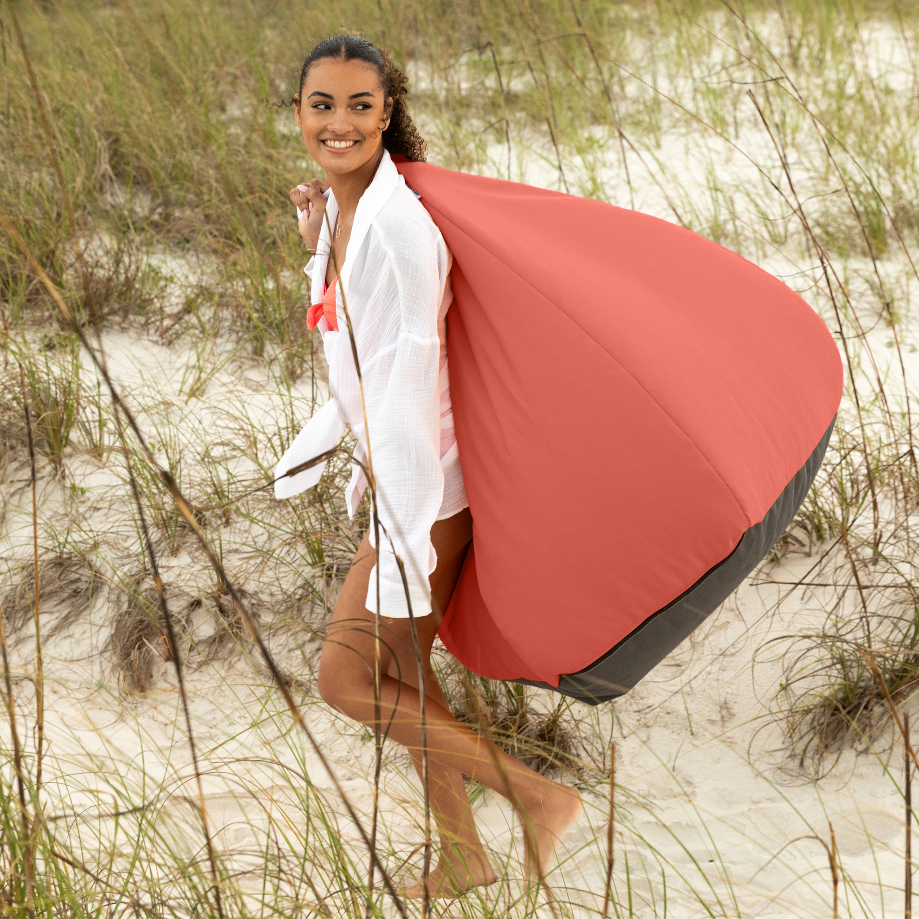Jaxx Kiss Bean Bag Chair | Casual Poolside & Patio Seating | Sunbrella, Flamingo