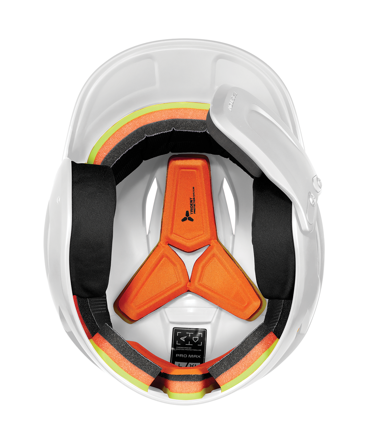 Easton Pro Max Large/Xlarge Batting Helmet With Universal Jaw Guard - Large/Extra Large - White
