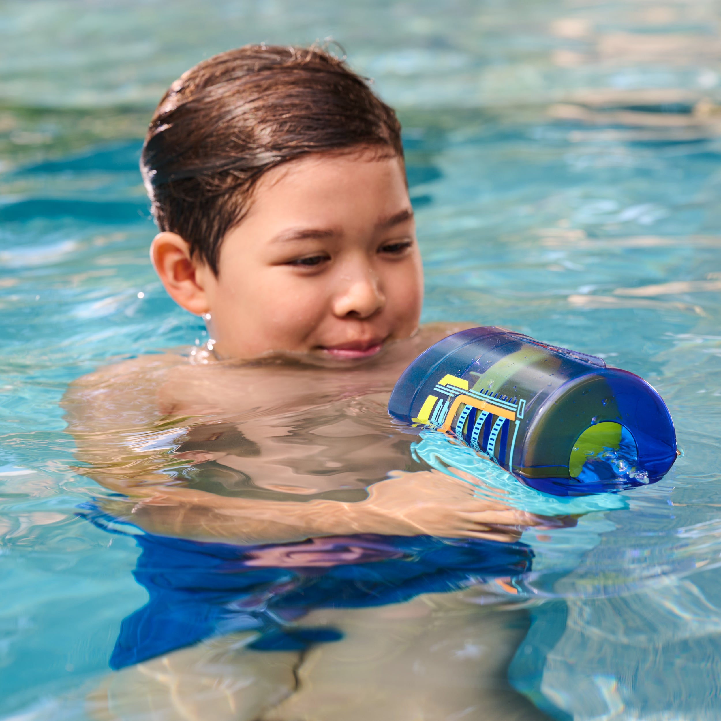 SwimWays Hydro Ring Water Launcher, Kids Pool Toys for Swim Training, Water Blaster Toys & Outdoor Games for Kids Aged 5 & Up