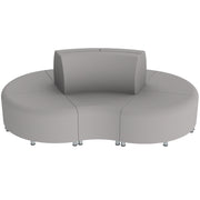 Pro Series Connect Curved Wavelet Seating, 7-Piece Set - Gray
