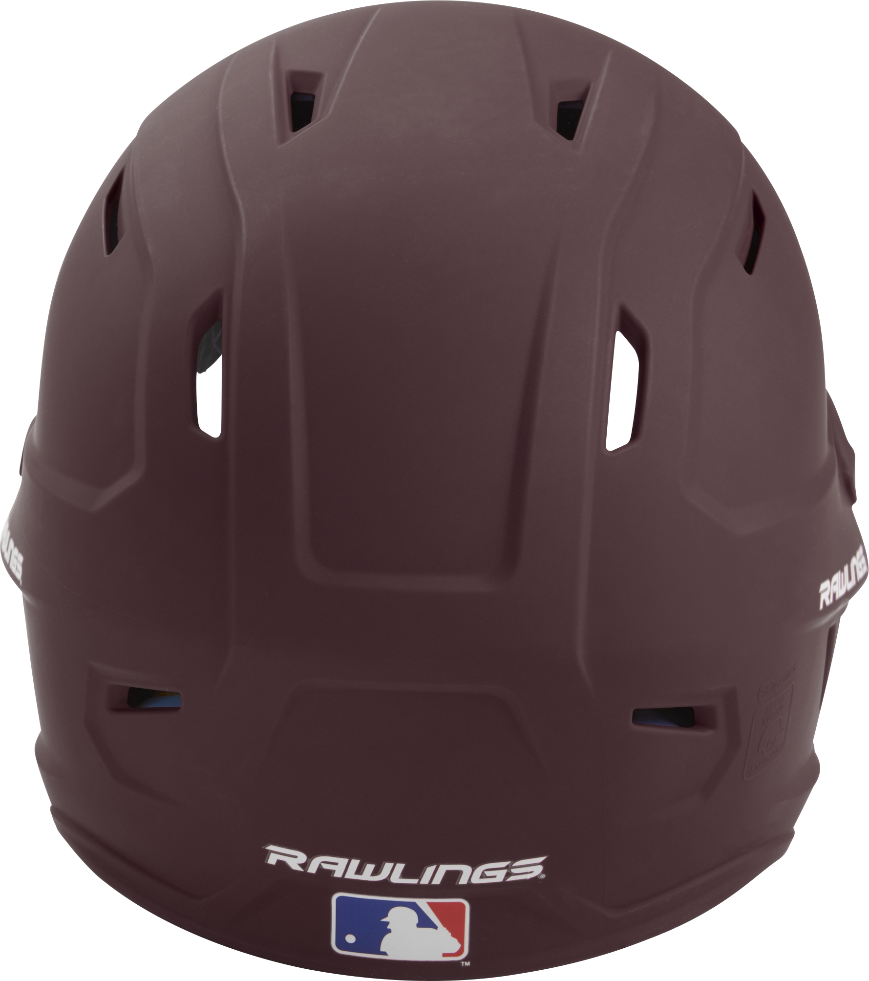Rawlings Mach Matte Senior Baseball Helmet - Maroon
