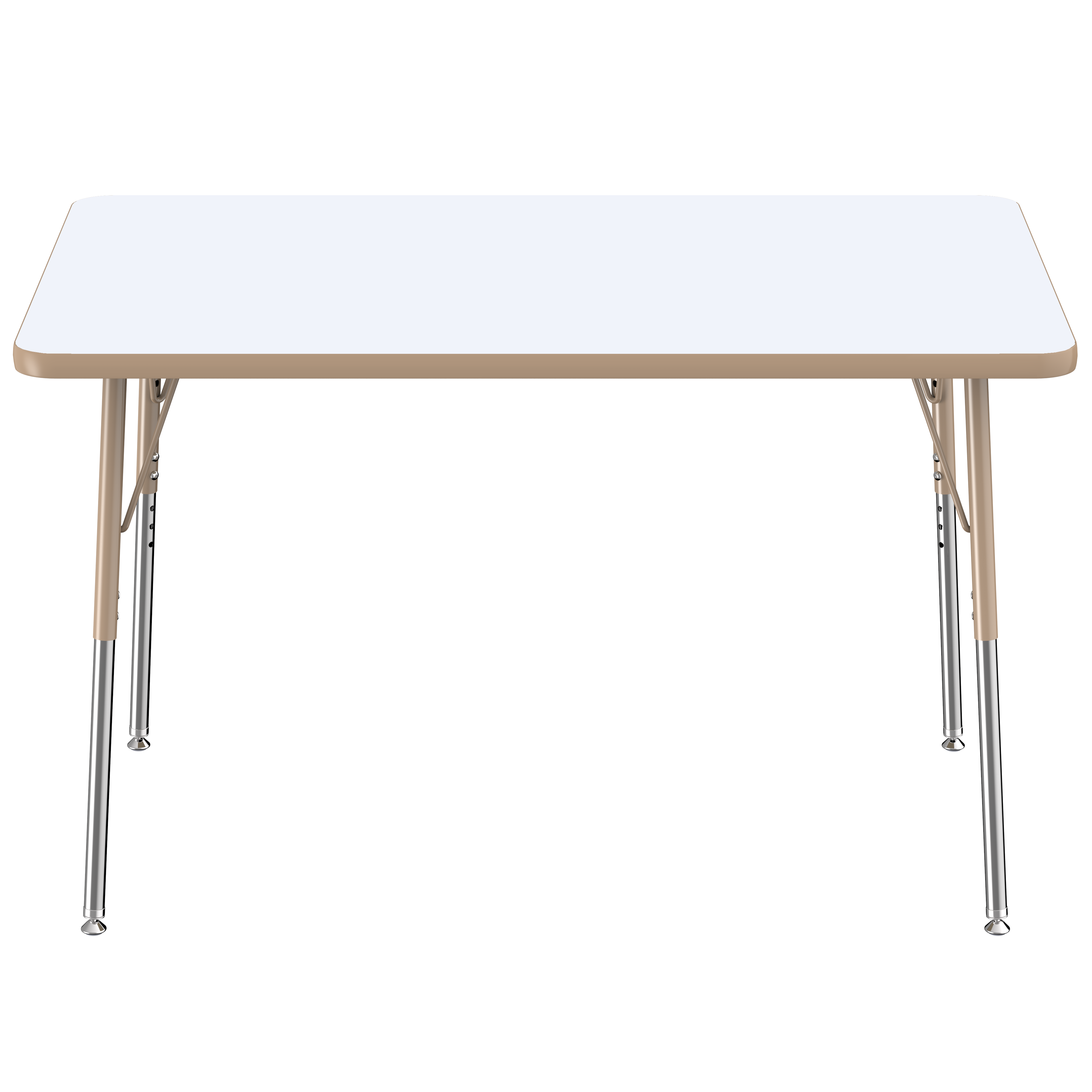 30" x 48" Rectangle Dry-Erase Activity Table with Adjustable Standard Swivel Glide Legs - Whiteboard/Sand