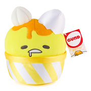 GUND Sanrio Gudetama The Lazy Egg Stuffed Animal, Gudetama Ice Cream Cup, Plush Toy for Ages 1 and Up, 9”
