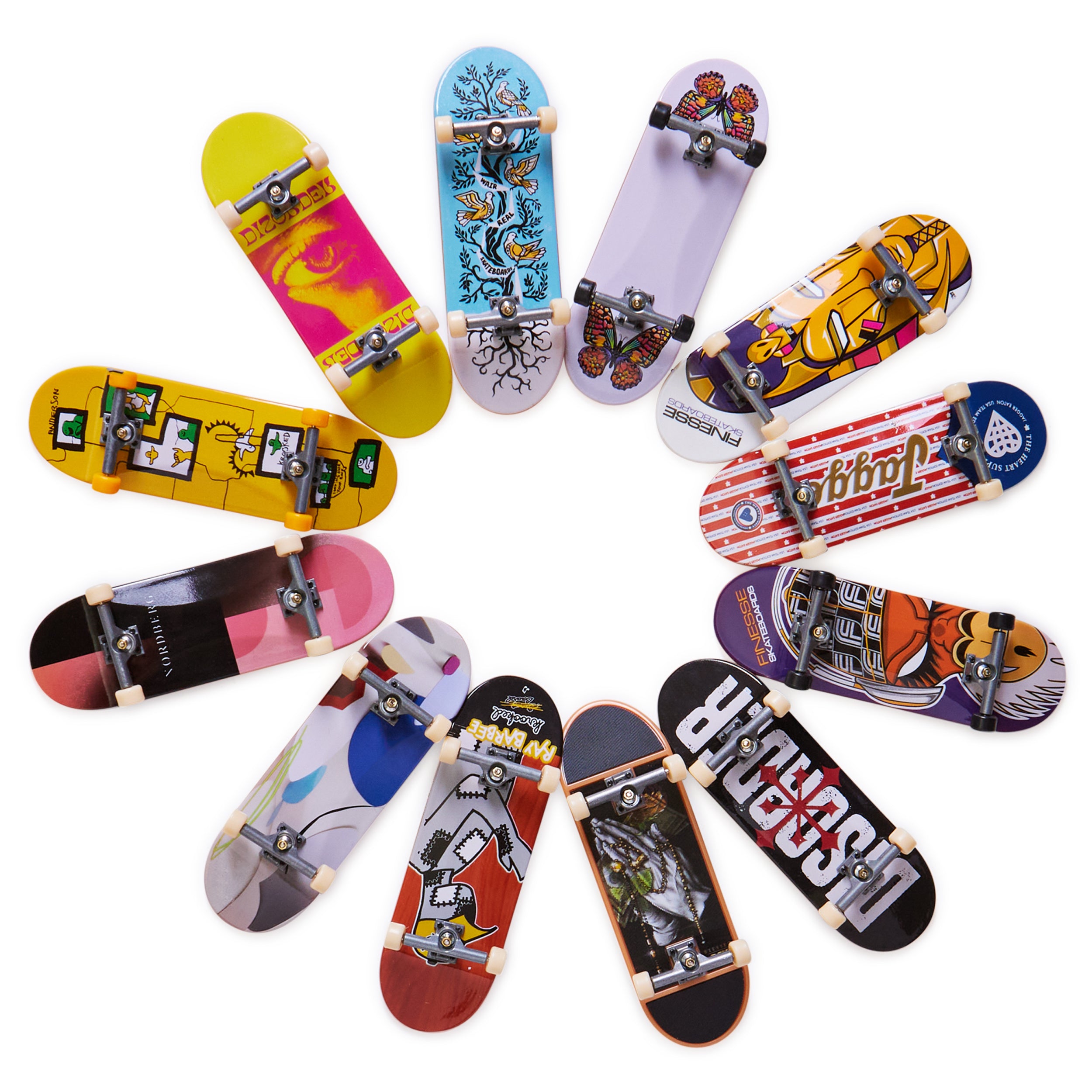 Tech Deck, 96mm Fingerboard Mini Skateboard with Authentic Designs, For Ages 6 and Up Styles May Vary