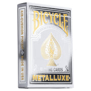 Playing Cards: Bicycle: Metalluxe Silver