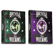 Playing Cards: Bicycle: Villains Green/Purple Mix