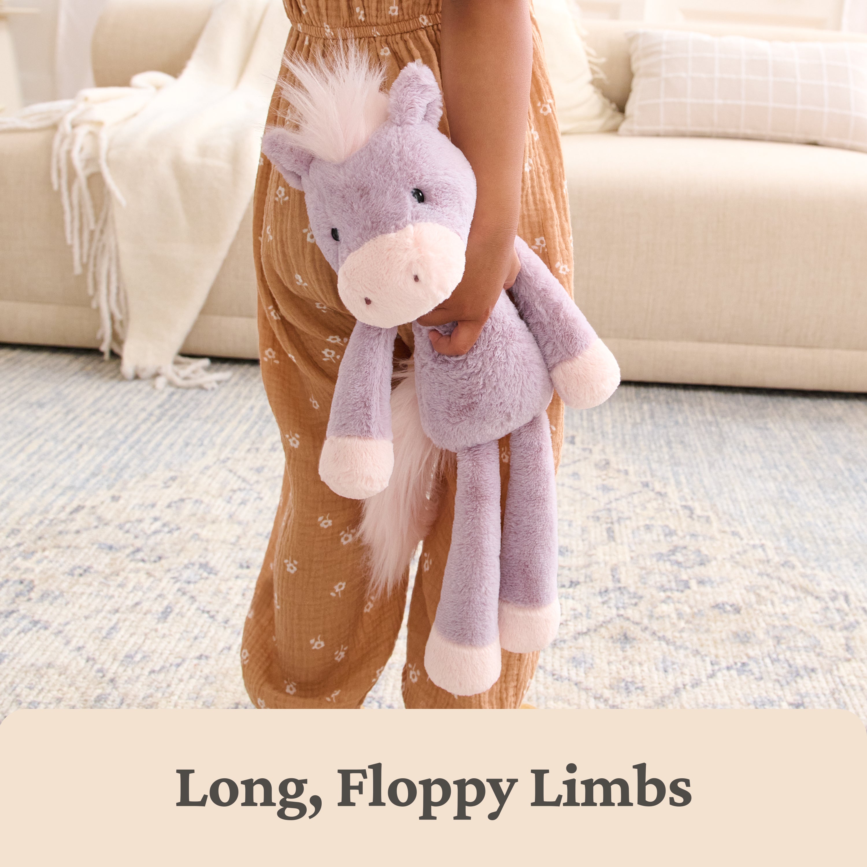 GUND Take-Along Friends Plush, Penni Pony Stuffed Animal,  Toy Horse for Ages 1 and Up, Lilac, 15"