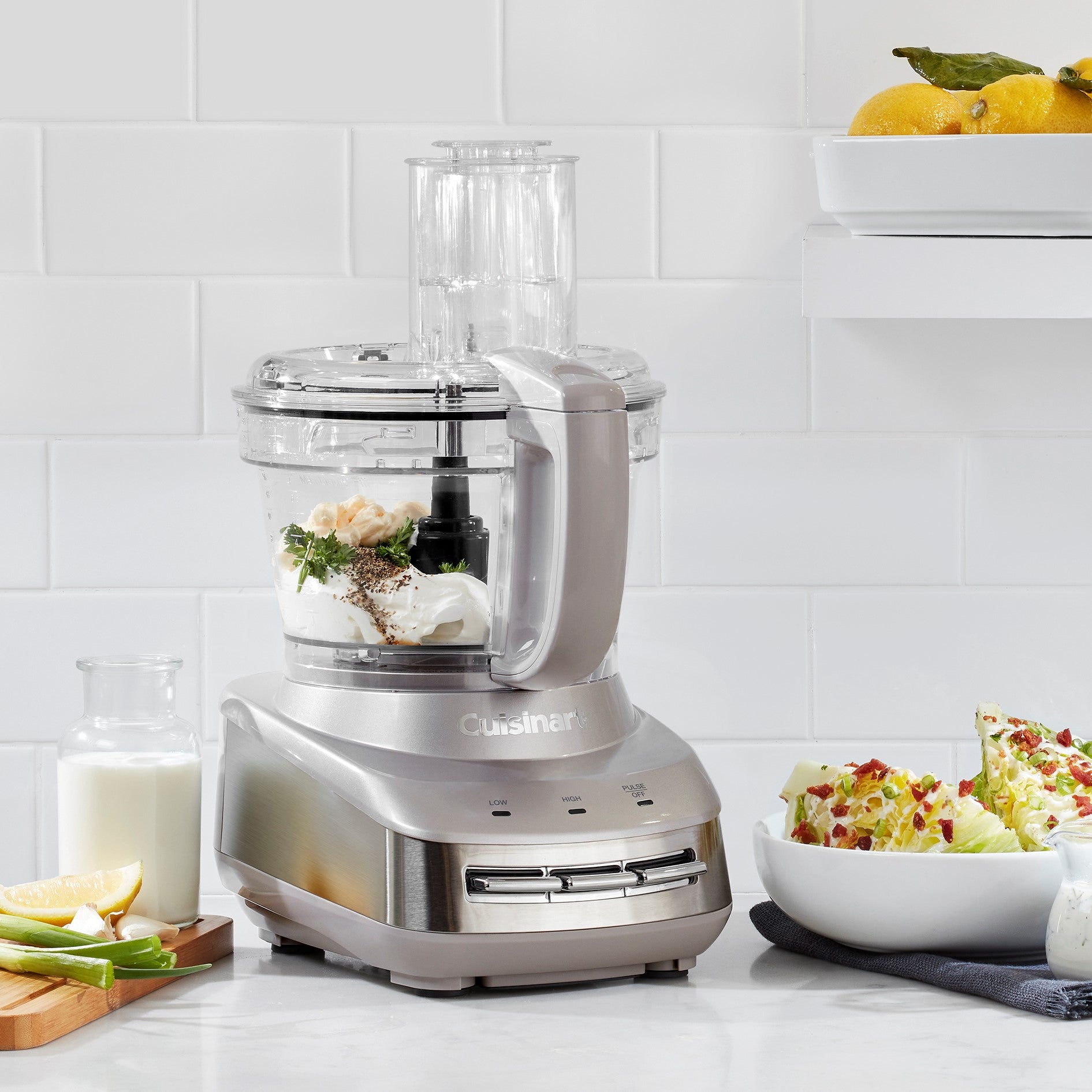 Core Custom 10 Cup Food Processor - Silver