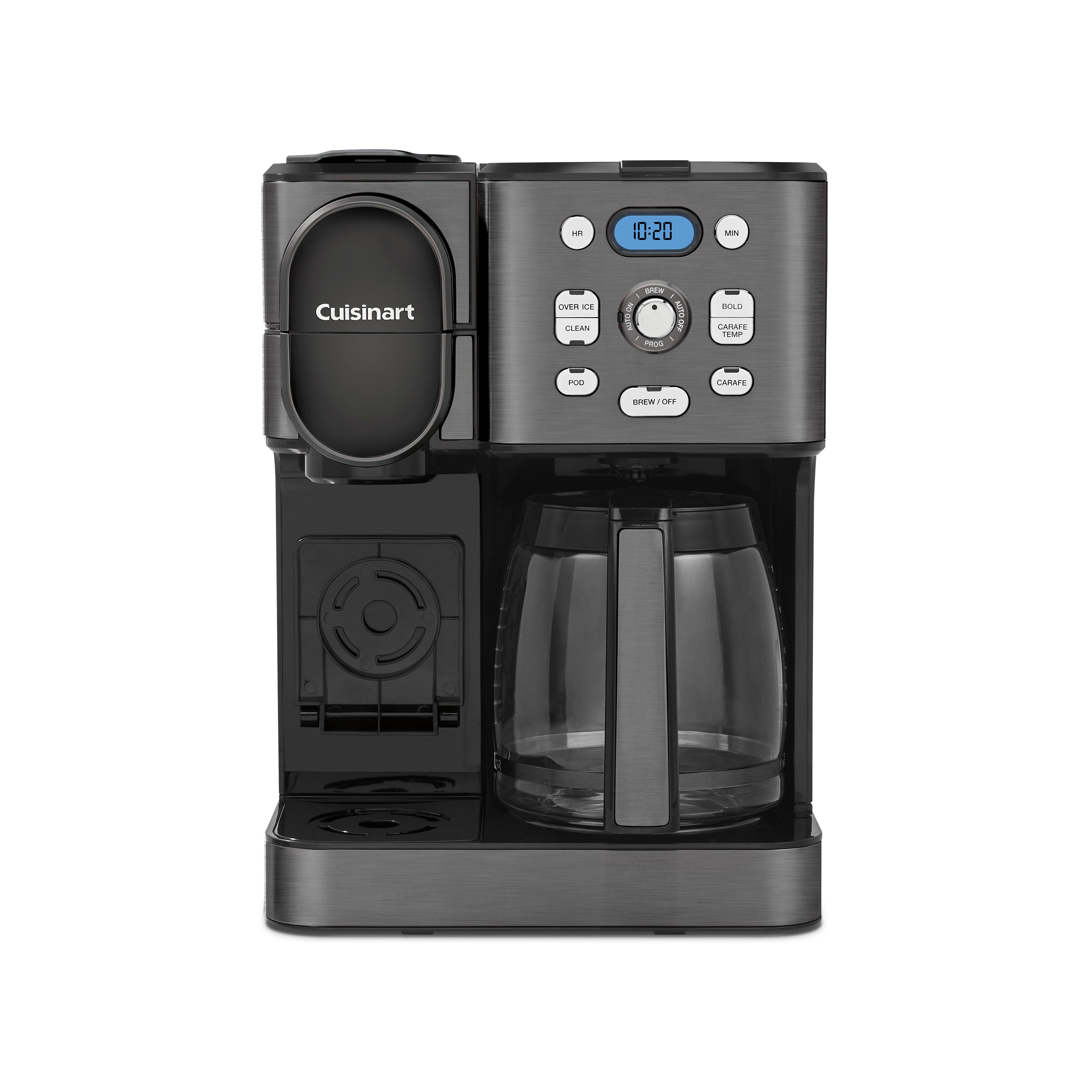 Coffee Center® 2-in-1 Coffee Maker Black Stainless