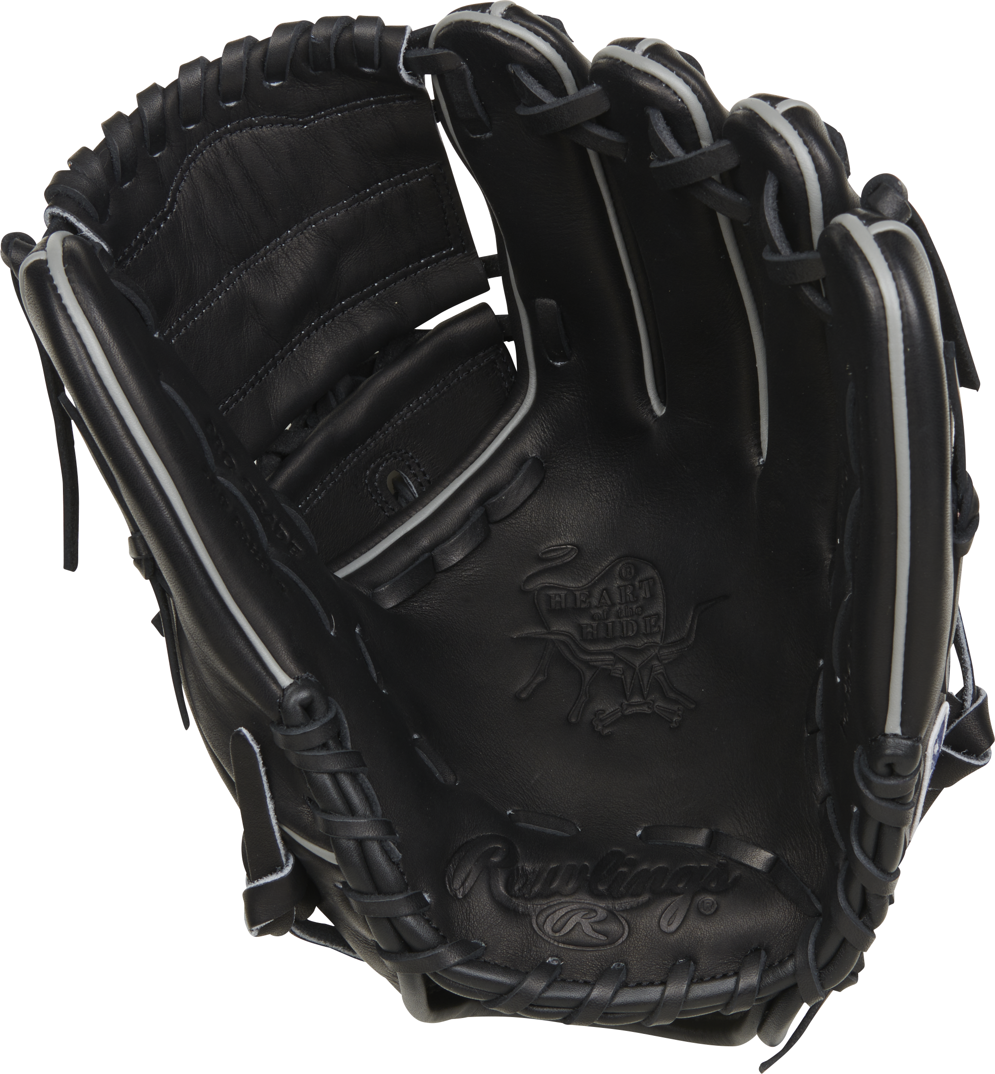 Rawlings Heart Of The Hide Traditional Series 12-Inch Baseball Glove - Right Hand Thrower - Black