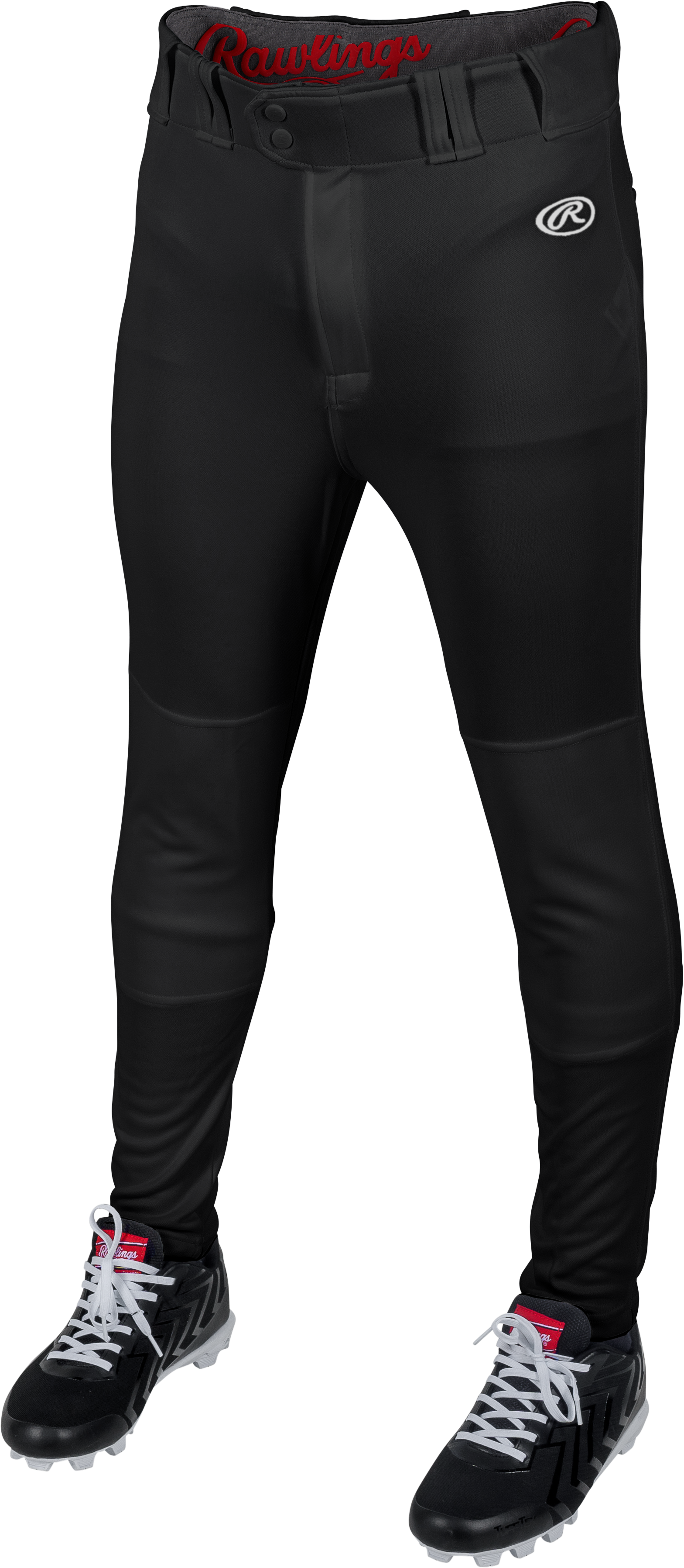Rawlings Adult Launch Solid Pro Taper Fit Pant - Small - Black