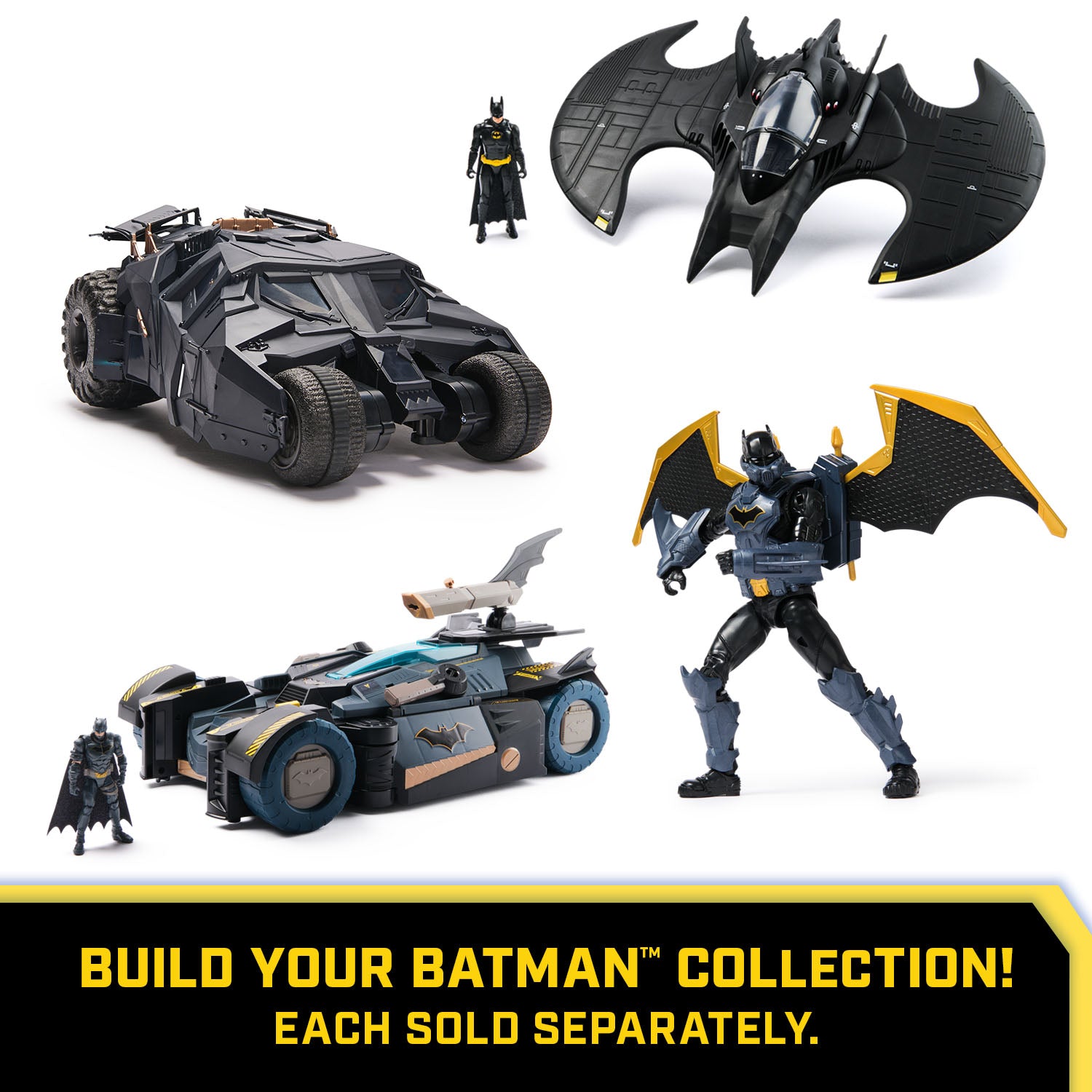 Batman Adventures, 12-inch Night Sky Batman Action Figure with Expandable Wings, Kids Toys for Boys and Girls Age 3 and Up