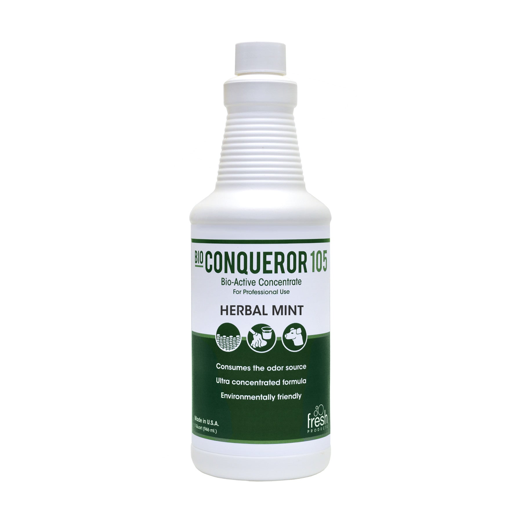 Bio Conqueror 105 Liquid - 1 quart Herbal Mint (12 Pack)