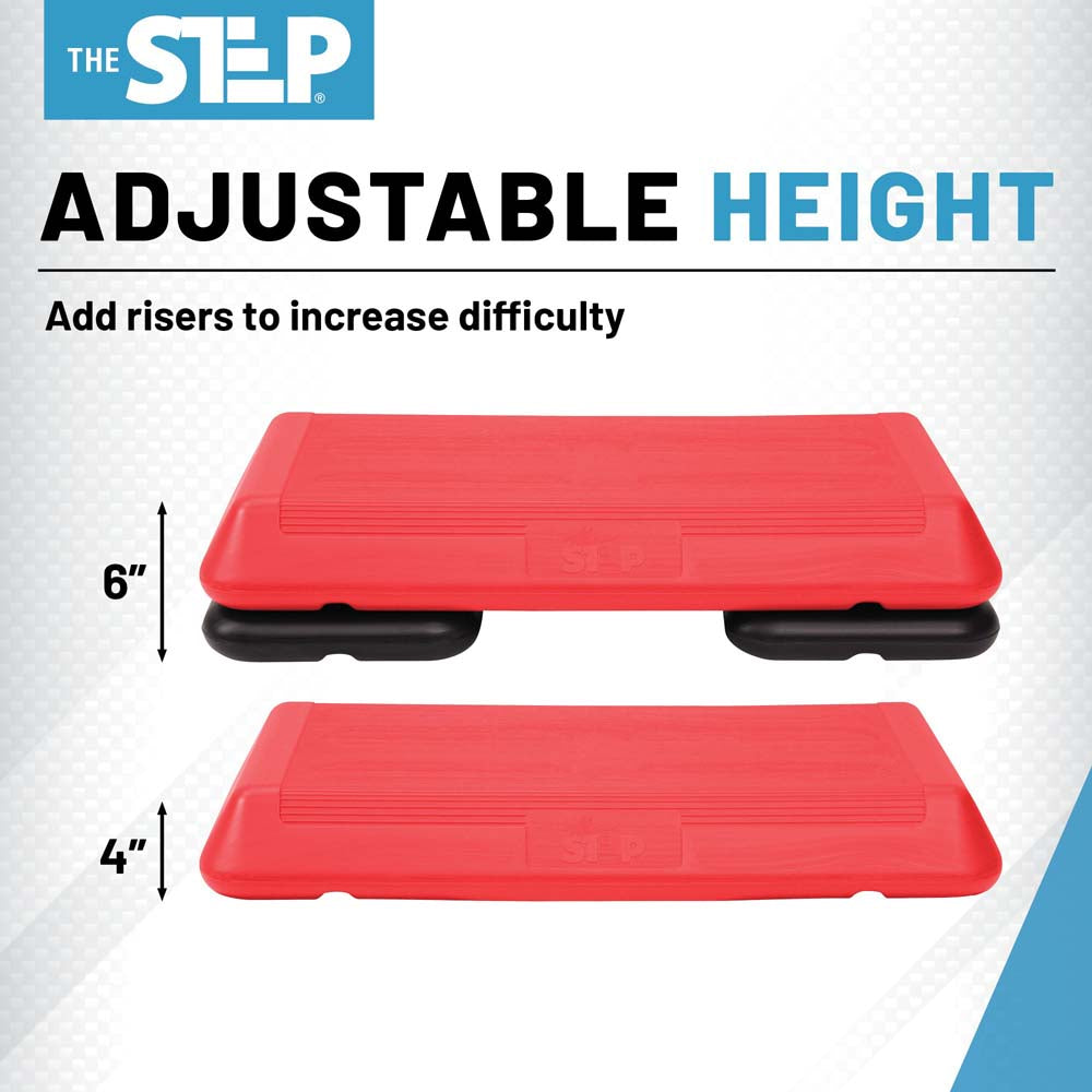 The Circuit Step Freestyle - Red/Black  (2 Risers)