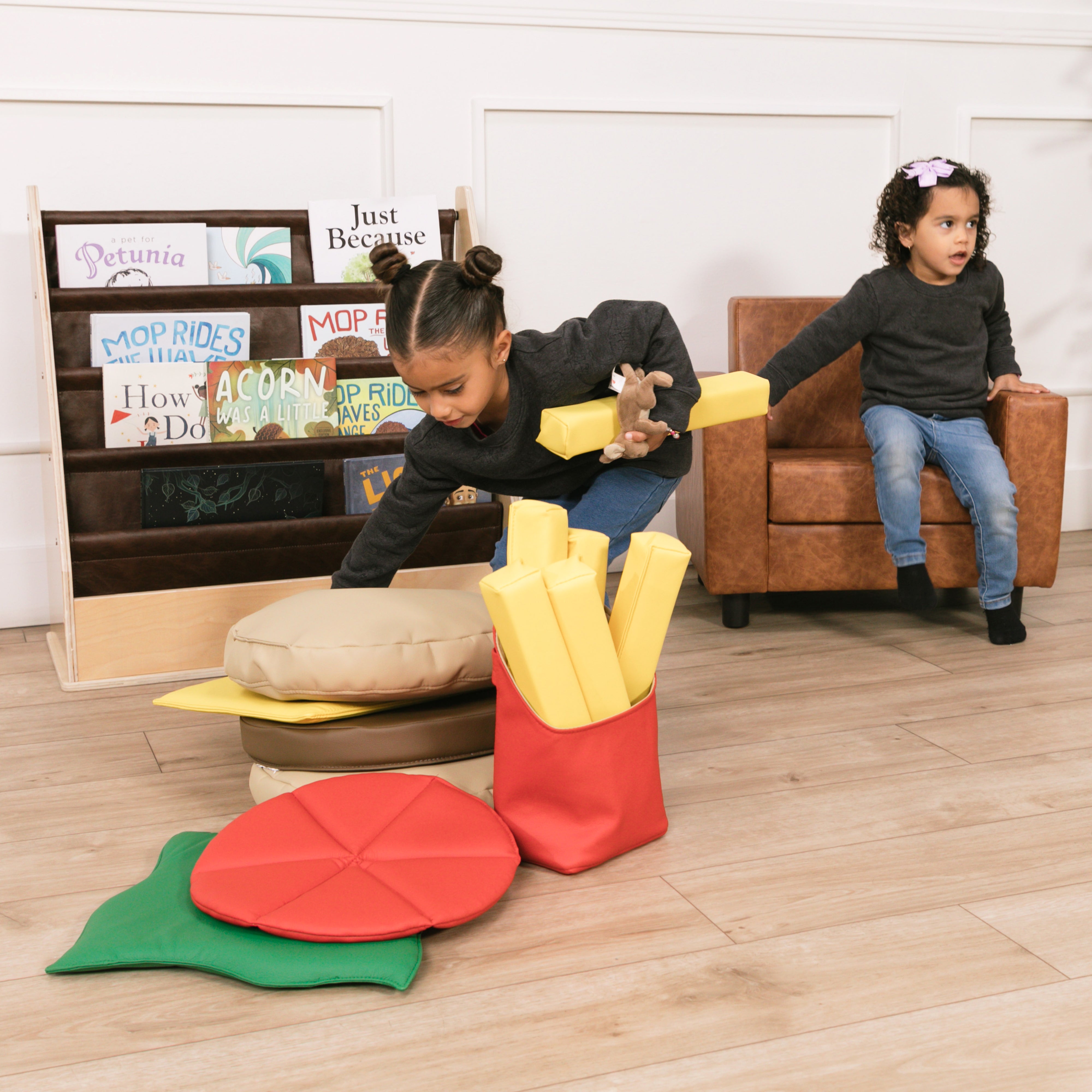SoftScape Stack-a-Burger and Fries Play Set, 13-Piece