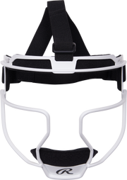 Rawlings Hi-Viz Adult Softball Fielders Mask - White