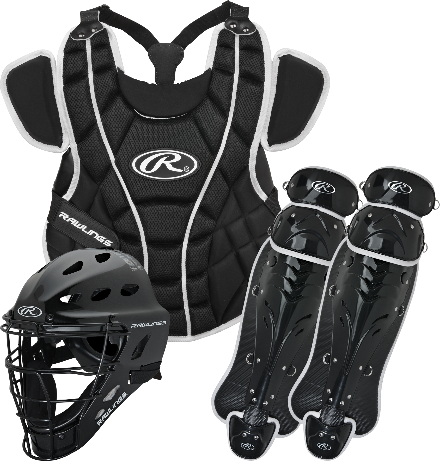 Rawlings Storm Softball Youth Catchers Set - Black