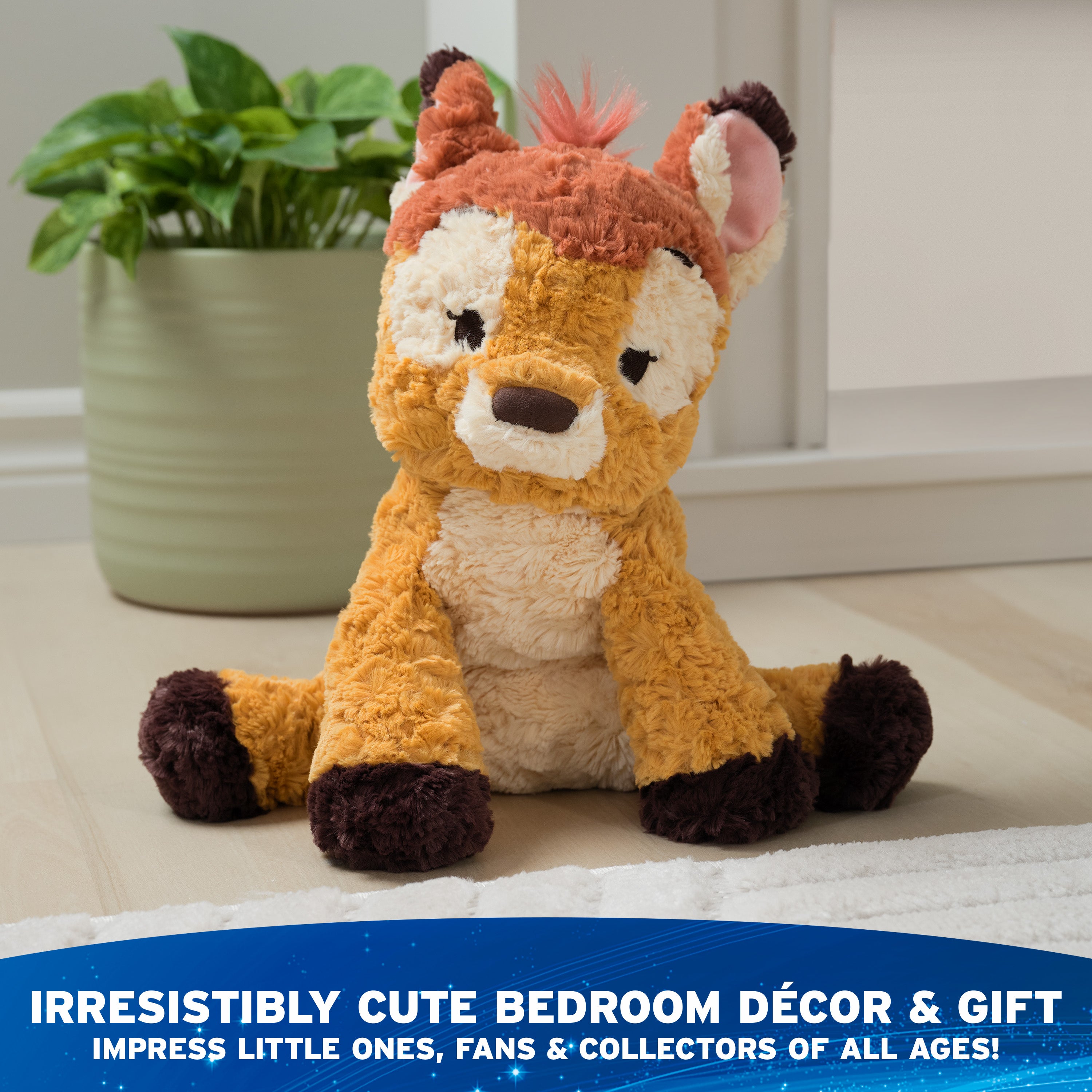 GUND Disney Official Bambi Plush, Disney Cozys Collection, Bambi Toys, Deer Stuffed Animal for Ages 1 and Up, Brown, 10”