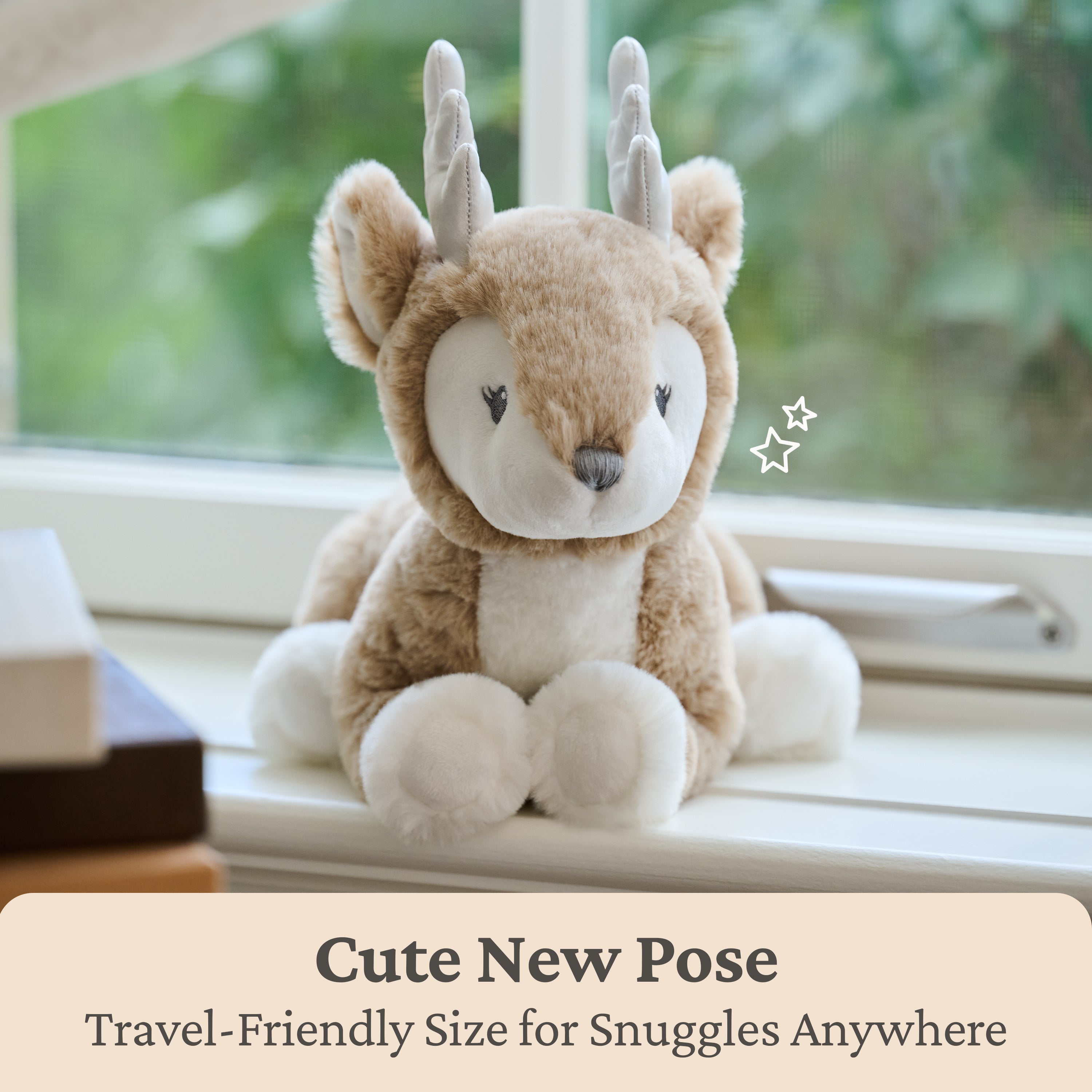 Baby GUND Maple Deer Plush, Stuffed Animal for Babies and Toddlers, Brown, 10”
