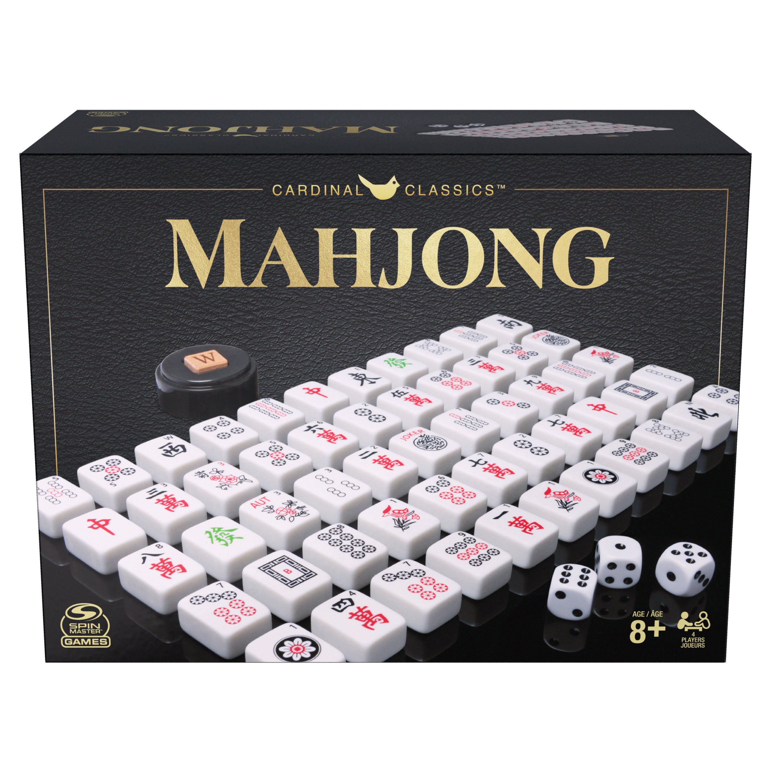 Spin Master Games, Mah Jong Classic Strategy Matching Tile Game, Trending ASMR Activity, as Seen on TikTok, for Kids, Teens, & Family, 1-4 Players, for Ages 8 & Up
