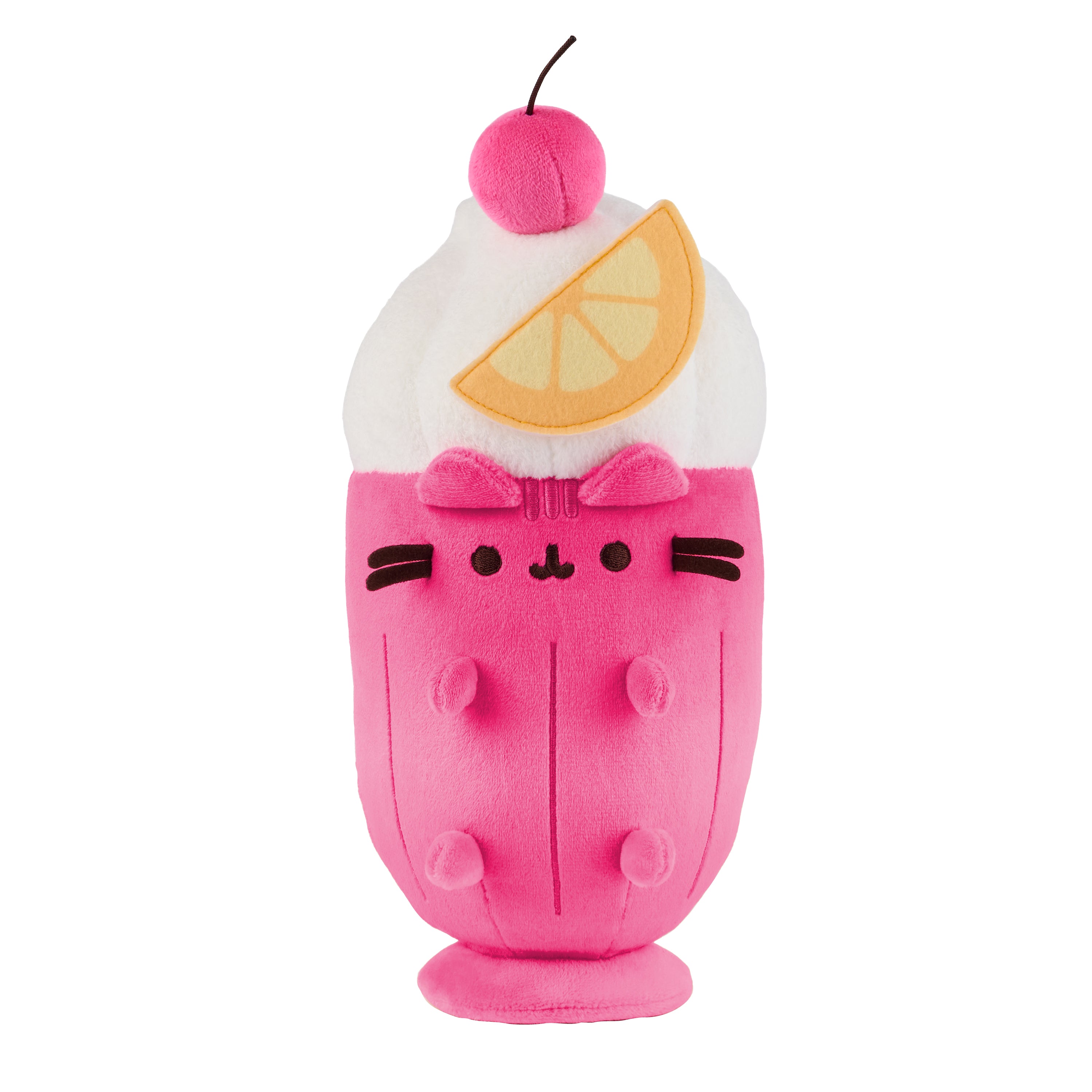 GUND Pusheen’s Kitchen: Fruit Parfait Plush, Toy Dessert Food Stuffed Animal for Ages 8 and Up, Pink, 9.5”