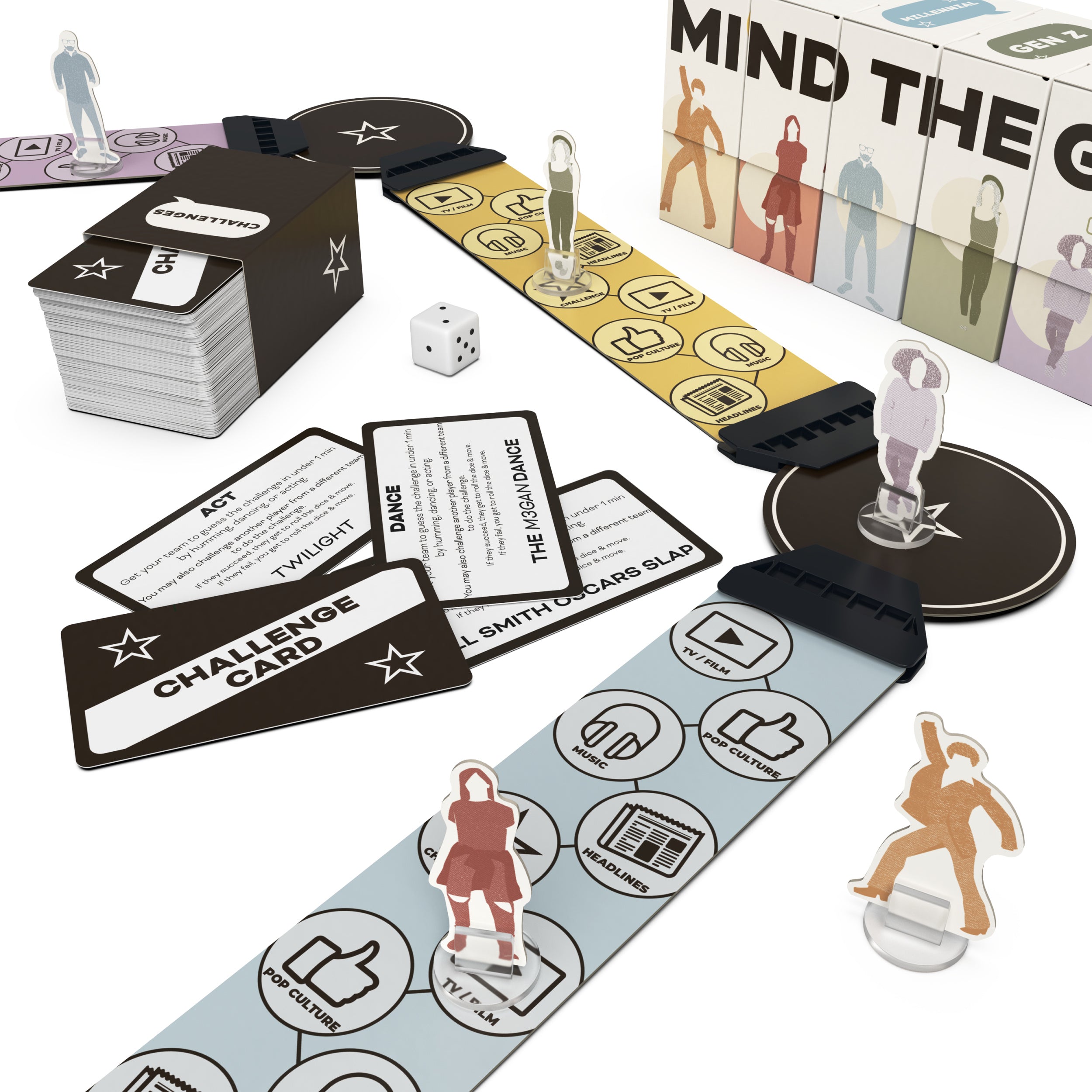 Spin Master Games, SolidRoots Mind the Gap Ultimate Connections, A Trivia Game for the Generations with New Gen Alpha Questions, 2,000 Trivia Questions, Family Game Night, 4+ Players, for Ages 8 & Up