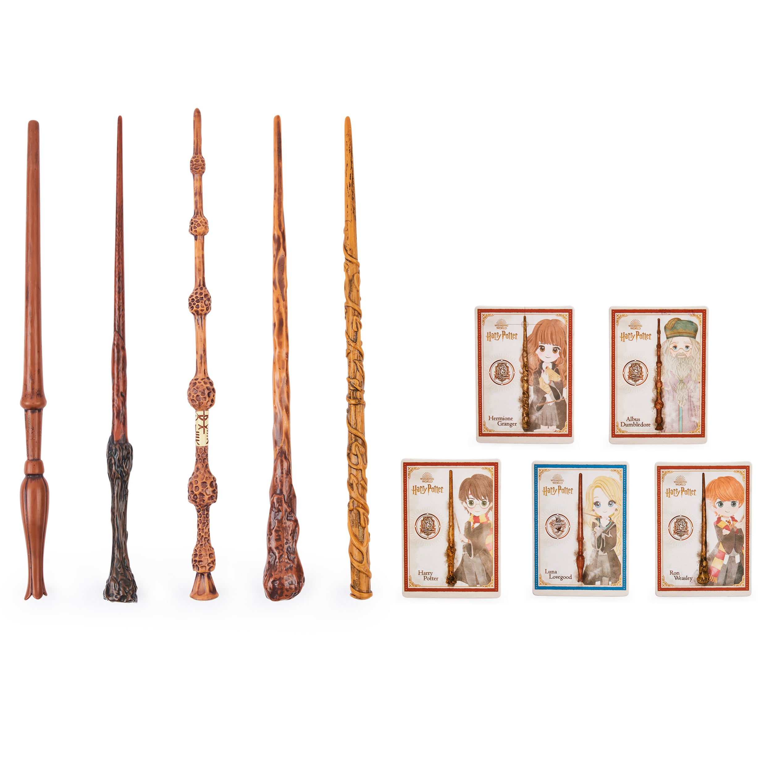 Wizarding World Harry Potter, 12-inch Spellbinding Hermione Granger Magic Wand & Spell Card, Accessory for Halloween Costumes for Girls & Boys