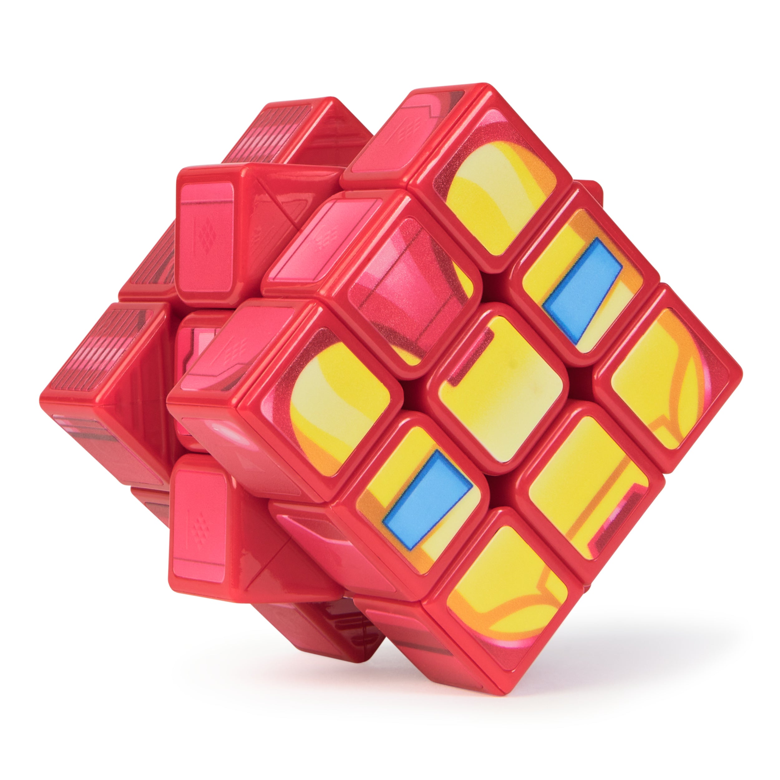 Rubik’s Cube, Iron Man Cuber, Marvel Collectible Fidget Toy & Desk Decor, Challenging Brain Teaser for Fans of Marvel Rivals & Action Movies, for Ages 8 & Up