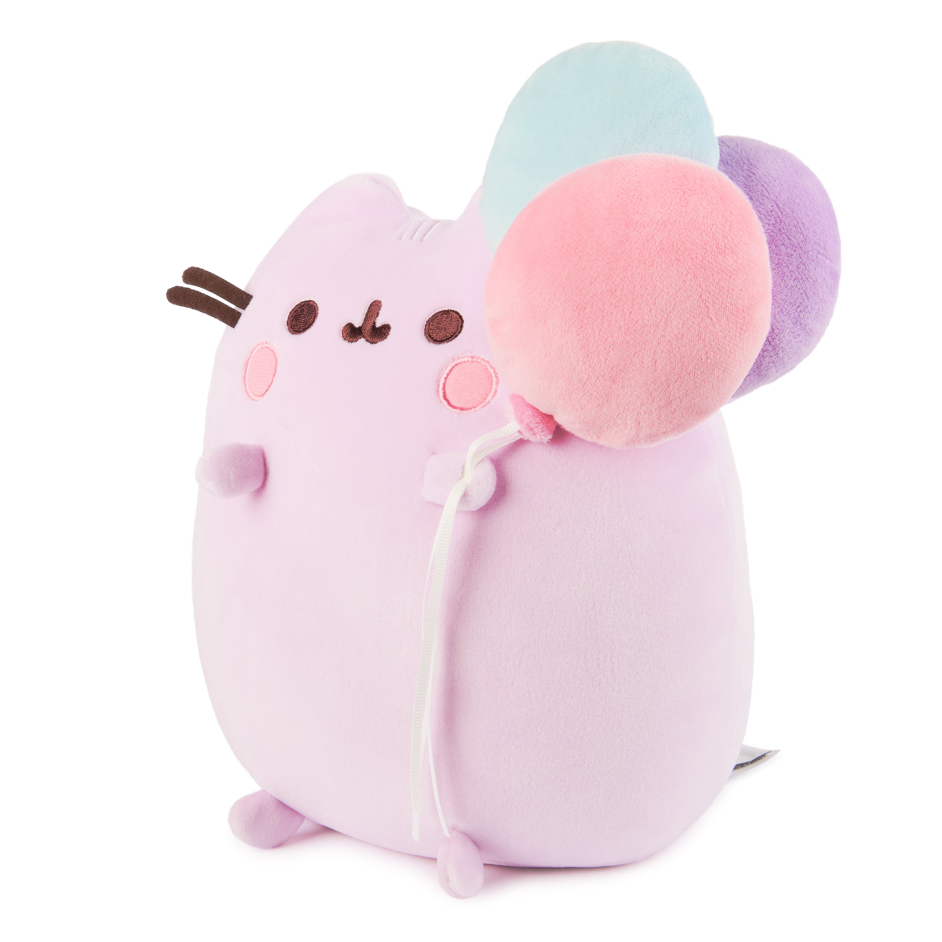 GUND Pusheen 15th Anniversary Squisheen Plush, Squishy Toy, Collectible Plush, Cat Stuffed Animal for Ages 8 and Up, Pink, 9.5”