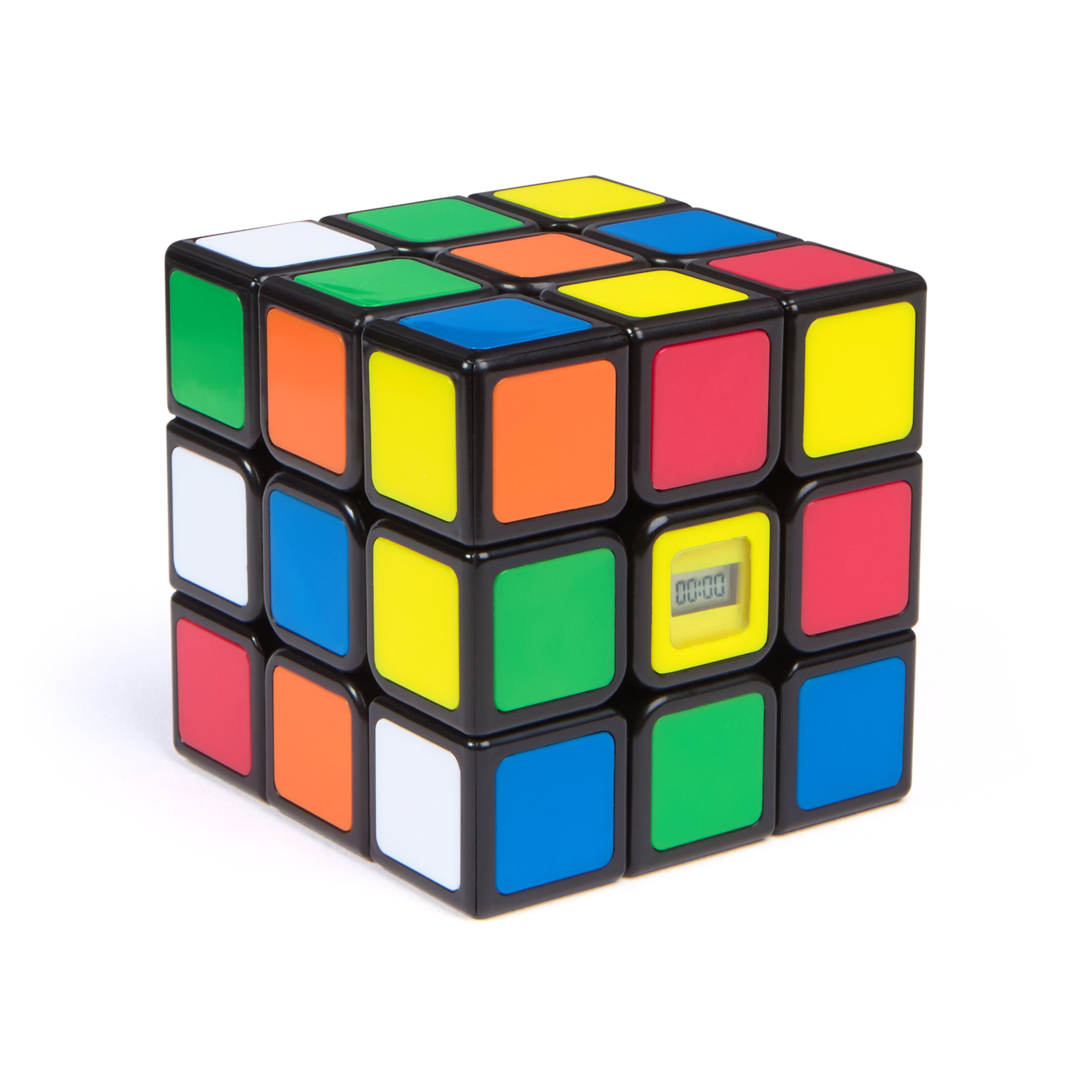 Rubik’s Cube, Timer Cube, Clear Display, Beat Your Best Time, Brain Teaser Puzzle for Adults & Practice for Speed Cubers, Problem-Solving Challenging Brain Teaser Fidget Toy for Kids, Ages 8 & Up