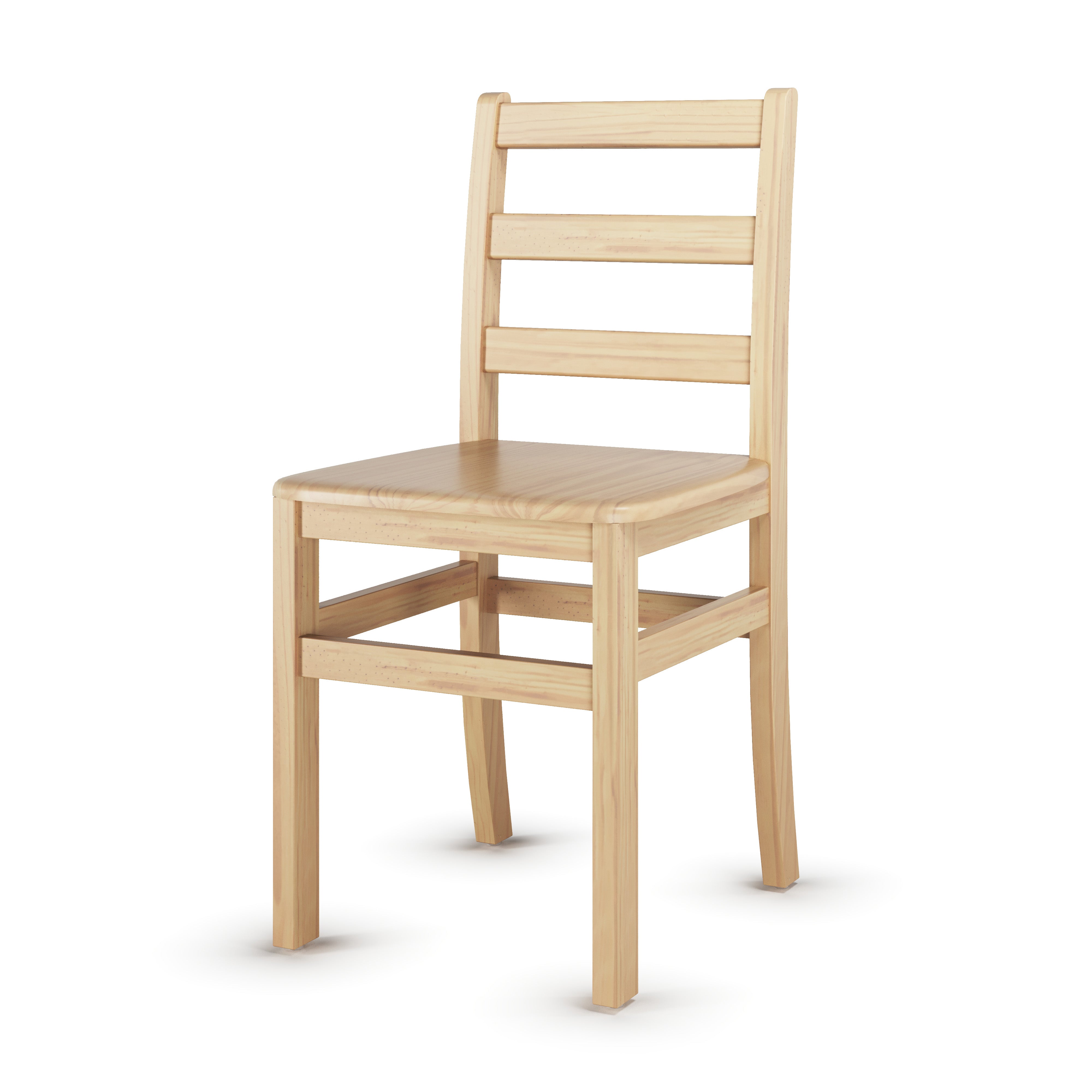Little Innovator Hardwood Ladderback Teacher Chair, 18"